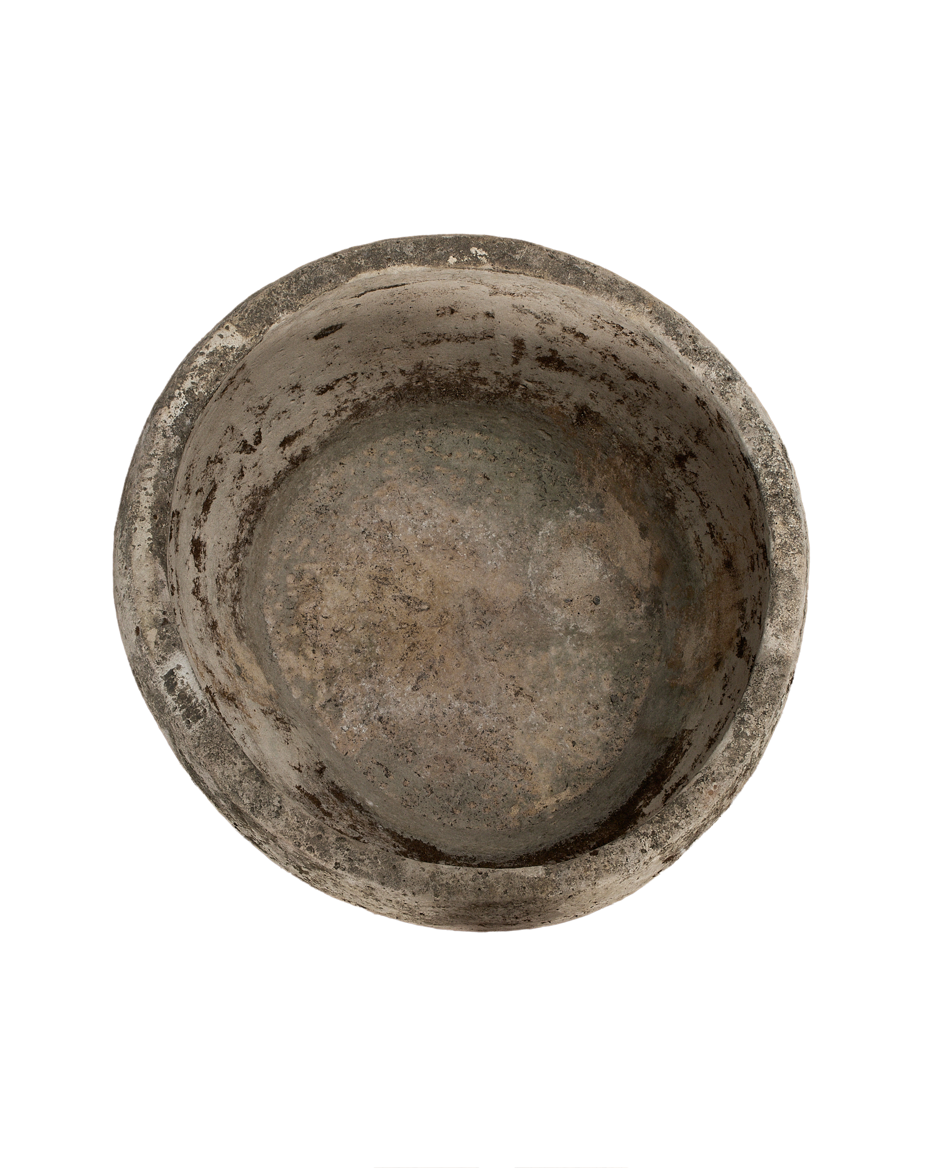 Limestone Trough - Round side view