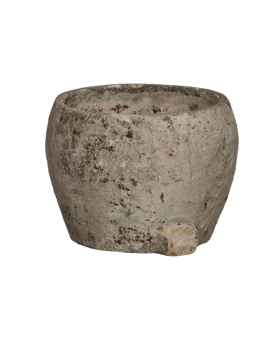 Limestone Trough - Round alternate angle