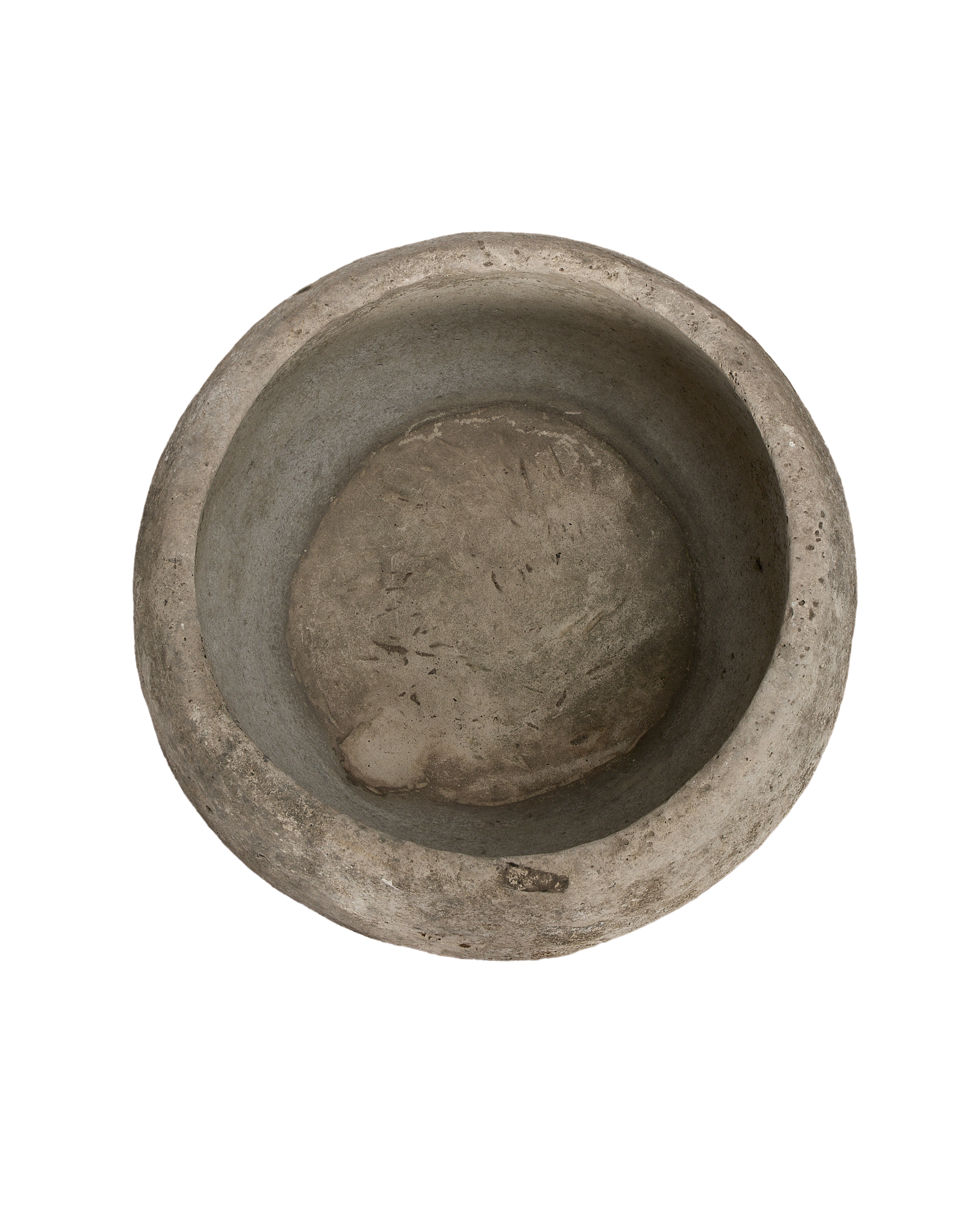 Limestone Trough - Round side view