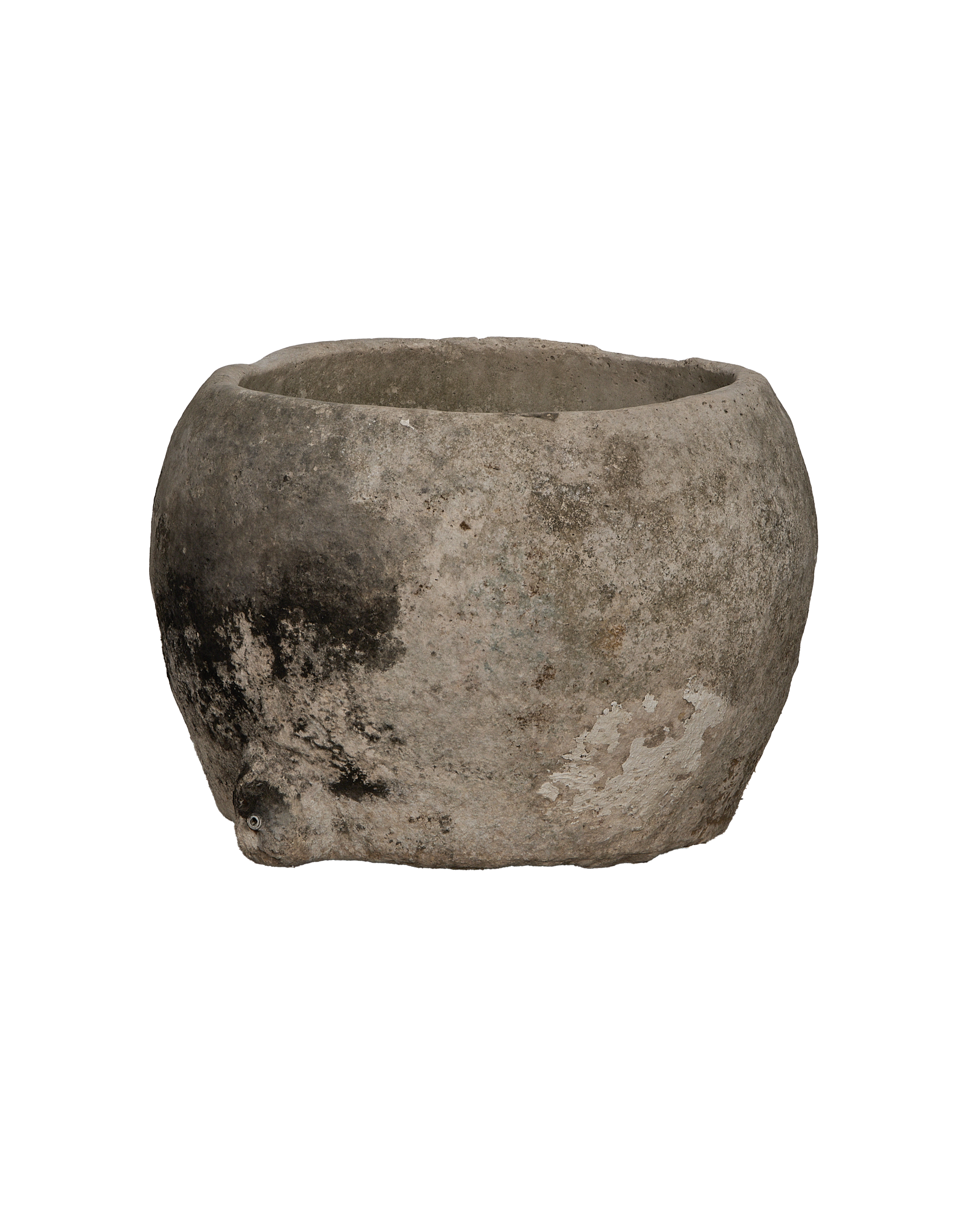 Limestone Trough - Round detail view