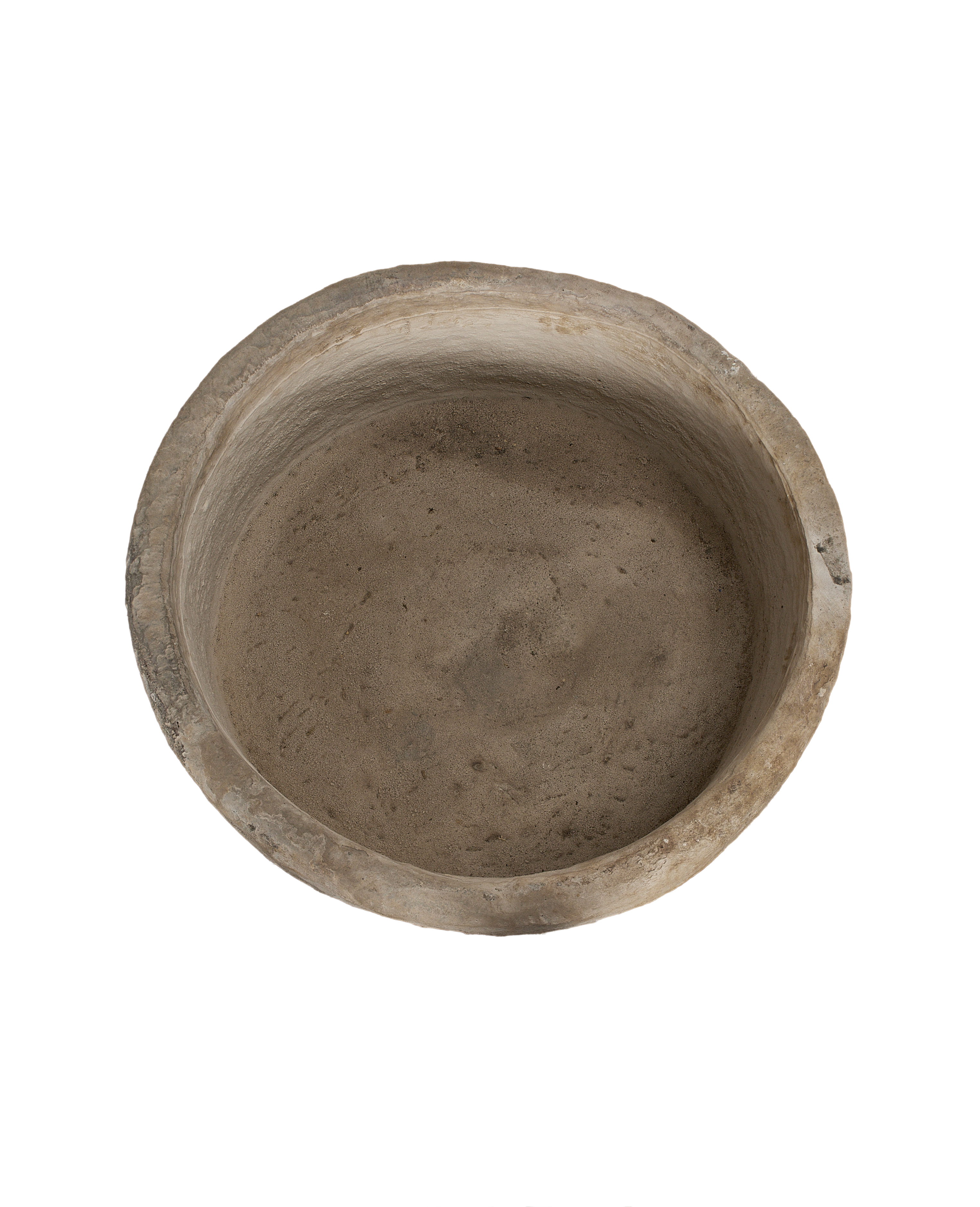 Limestone Trough - Round side view