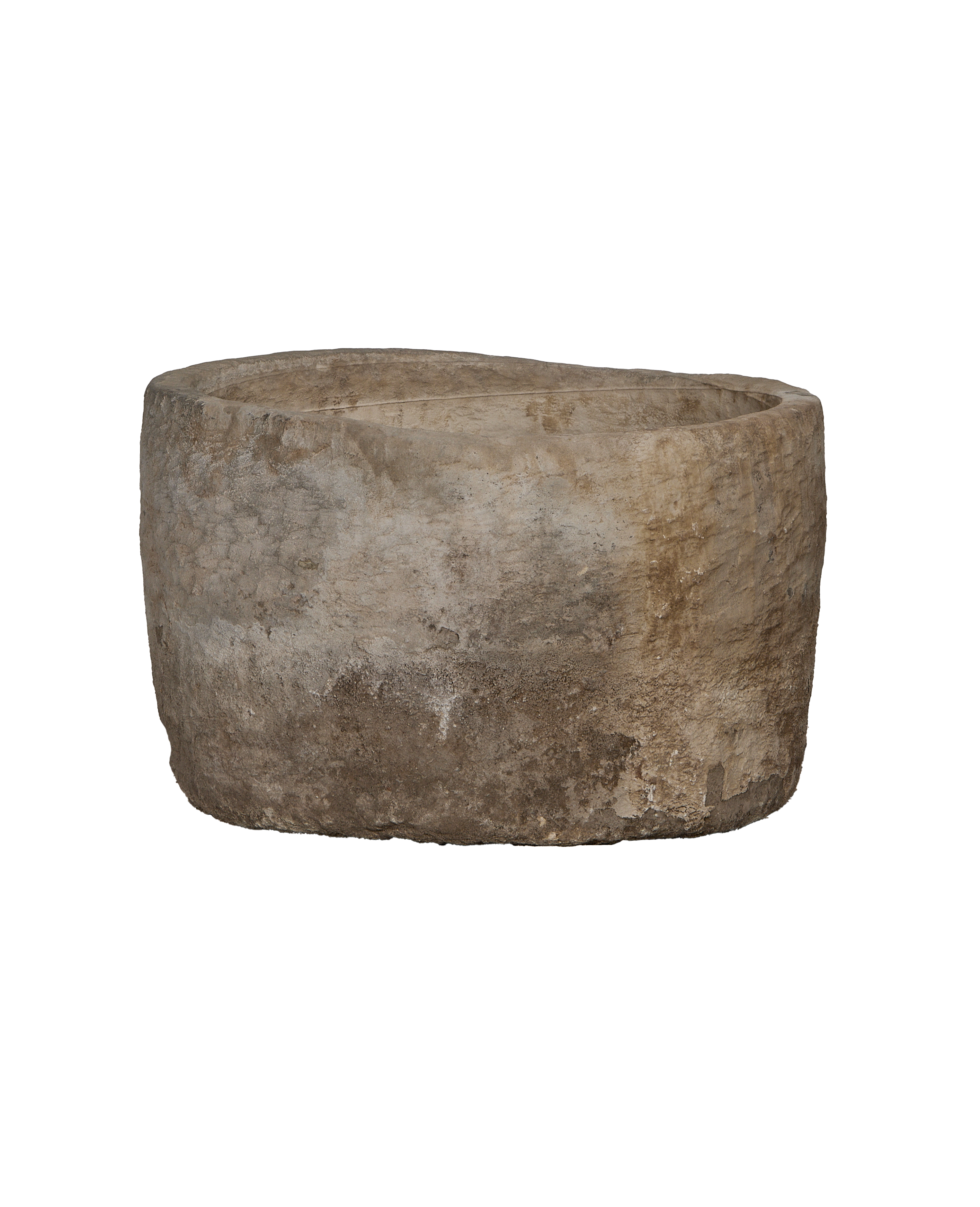 Limestone Trough - Round detail view