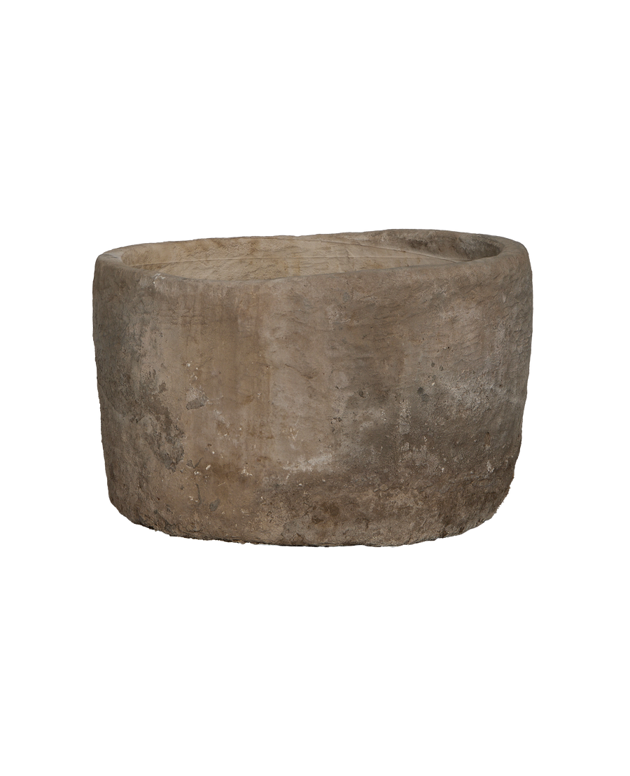Limestone Trough - Round close-up