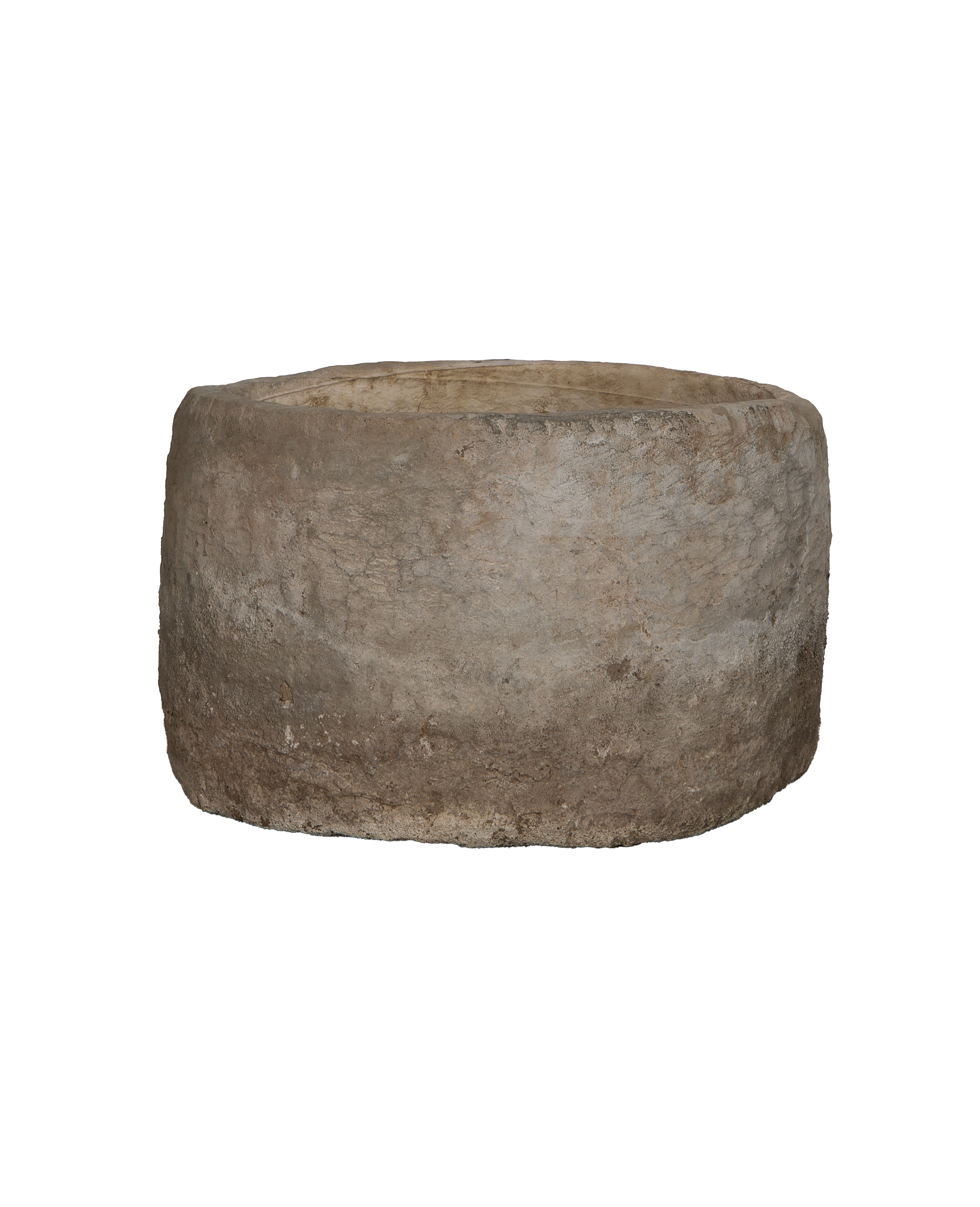 Limestone Trough - Round - oak - from Indonesia - vintage