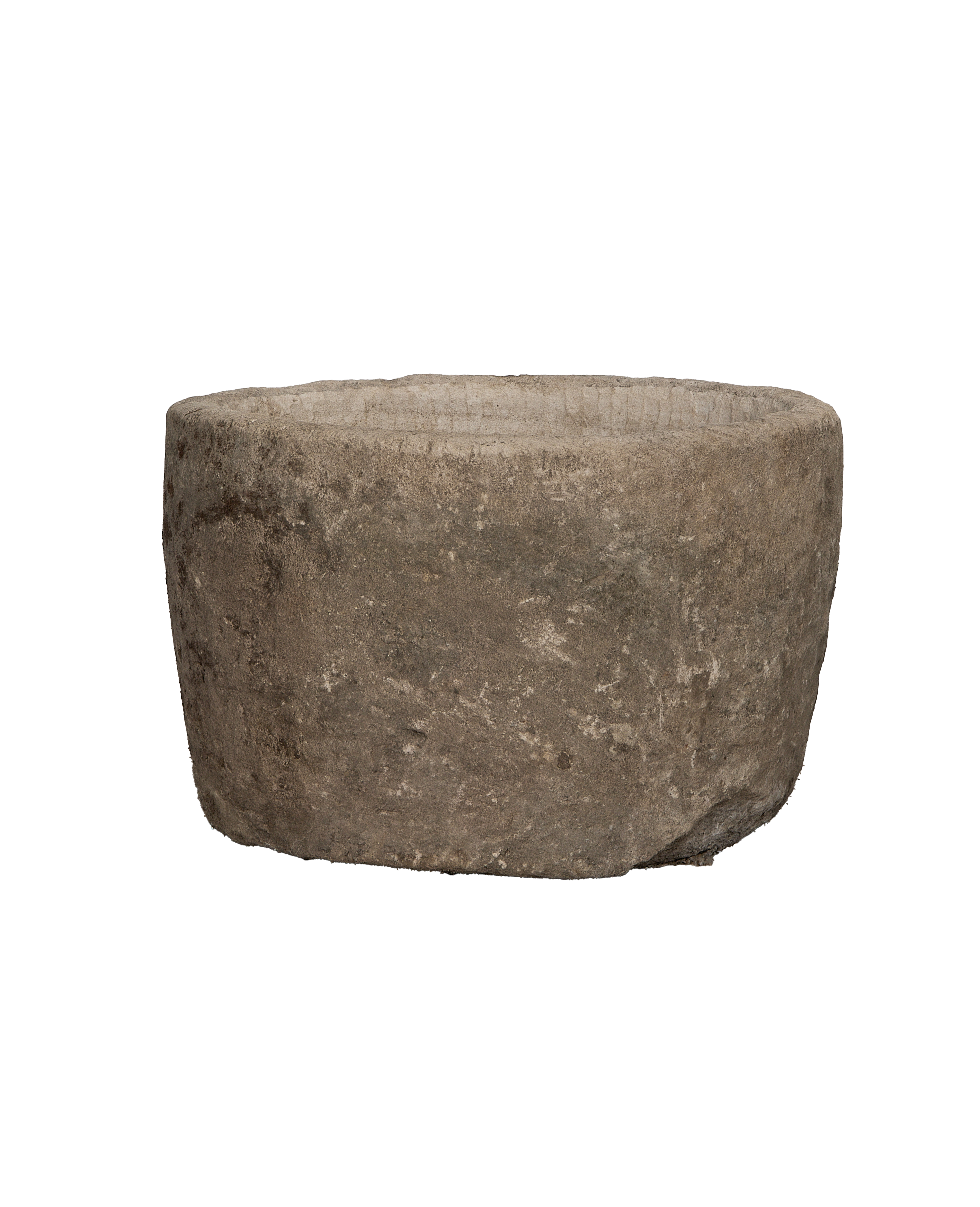 Limestone Trough - Round detail view
