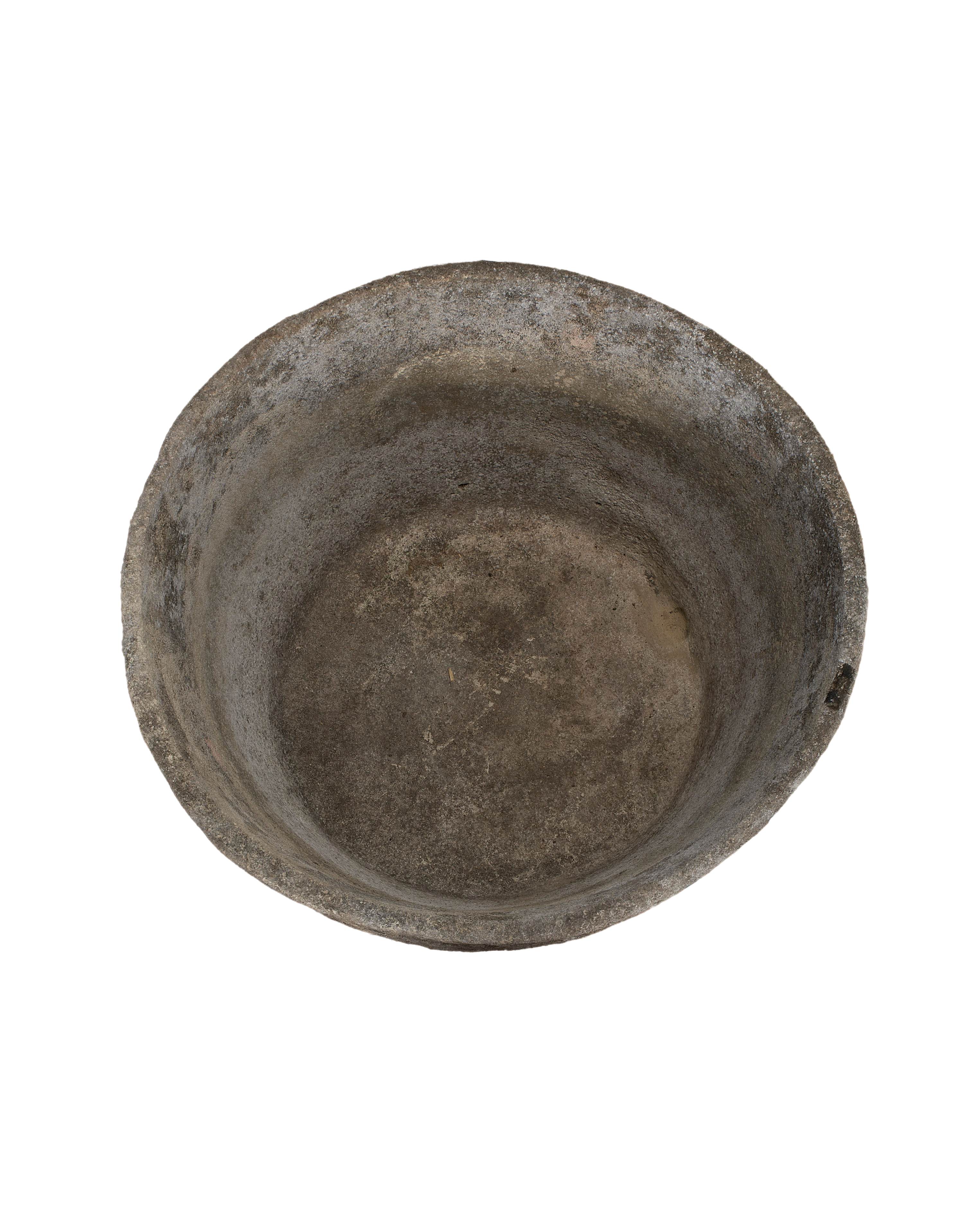 Limestone Trough - Round side view