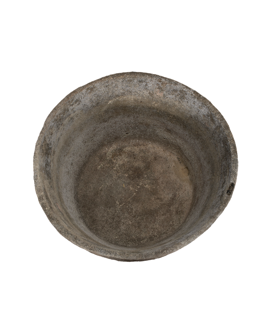 Limestone Trough - Round side view