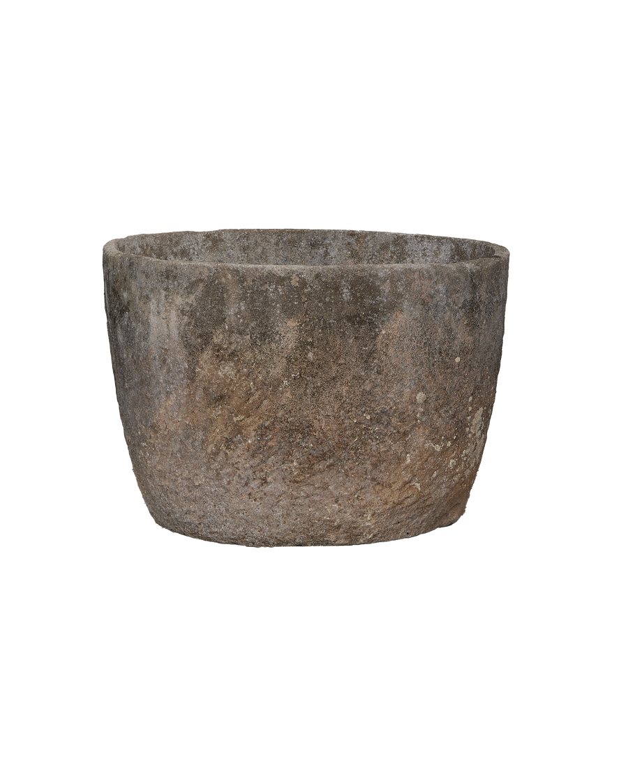 Limestone Trough - Round detail view