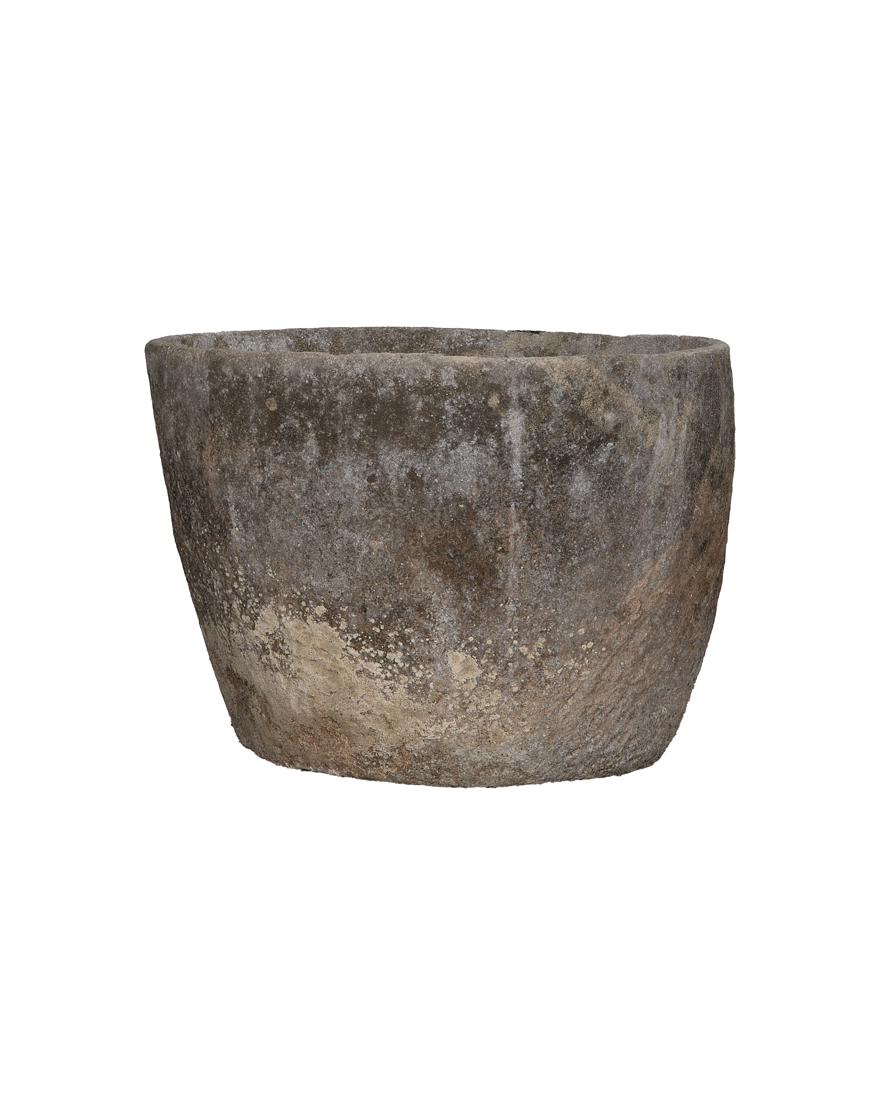 Limestone Trough - Round - oak - from Indonesia - vintage