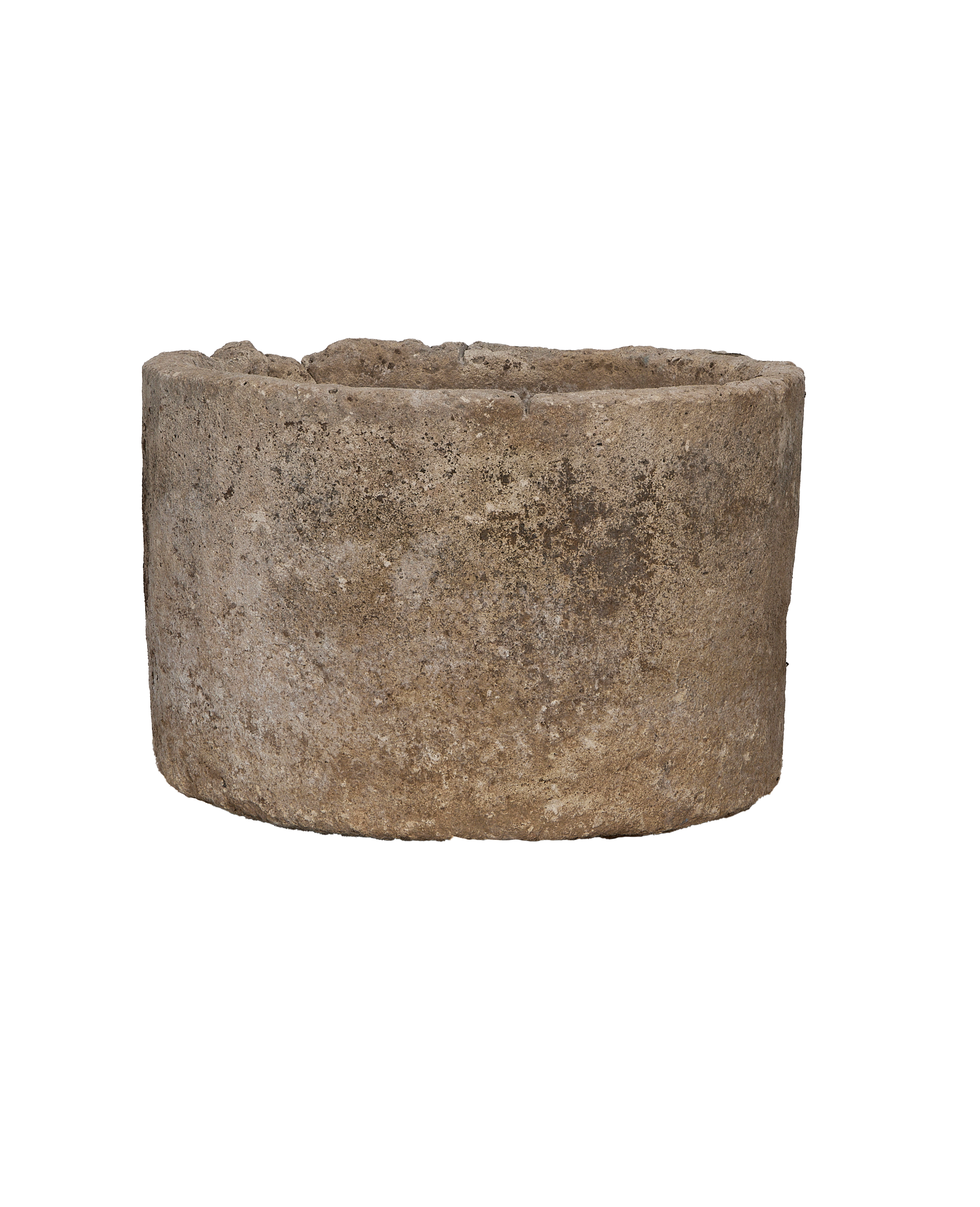 Limestone Trough - Round detail view