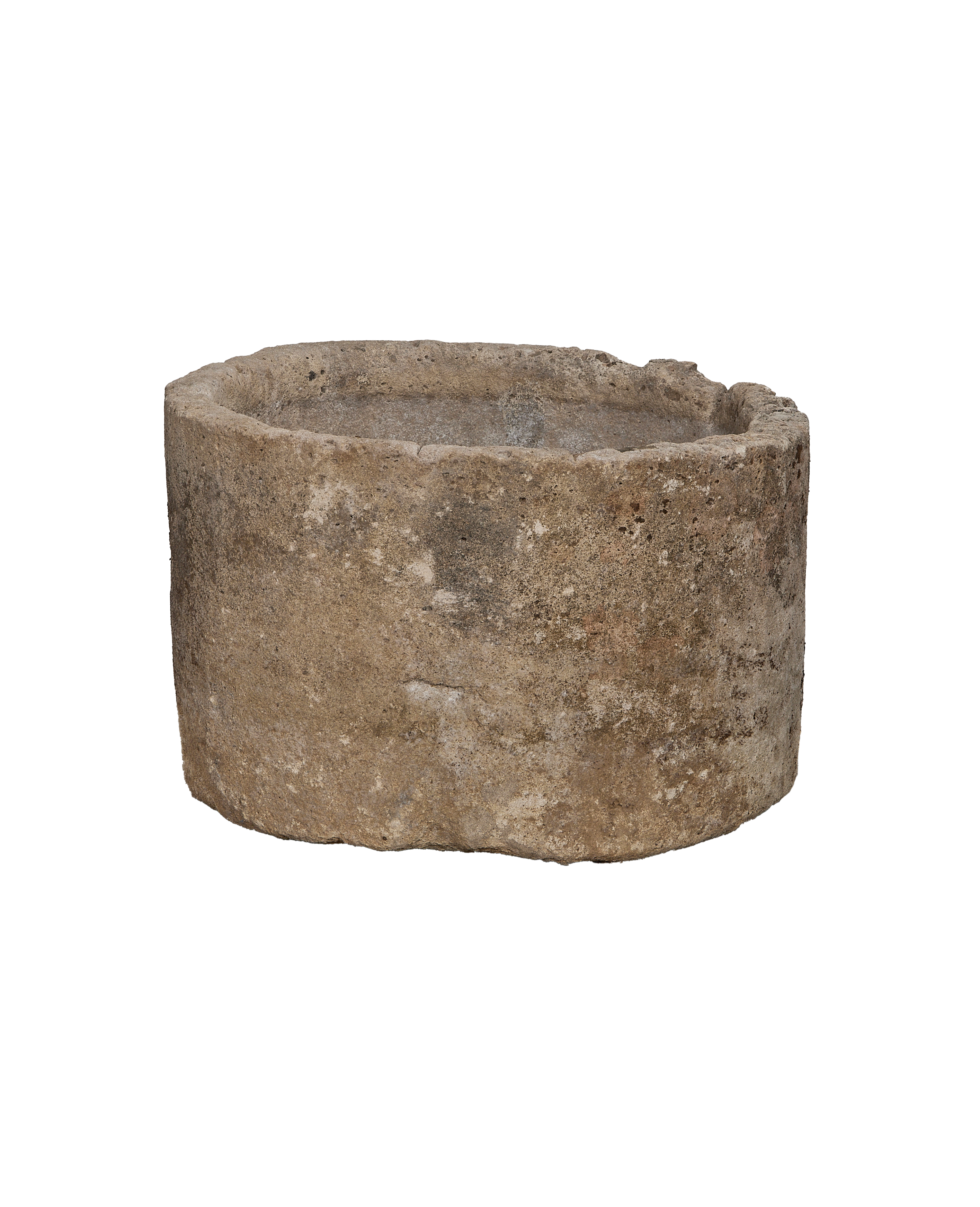 Limestone Trough - Round alternate angle