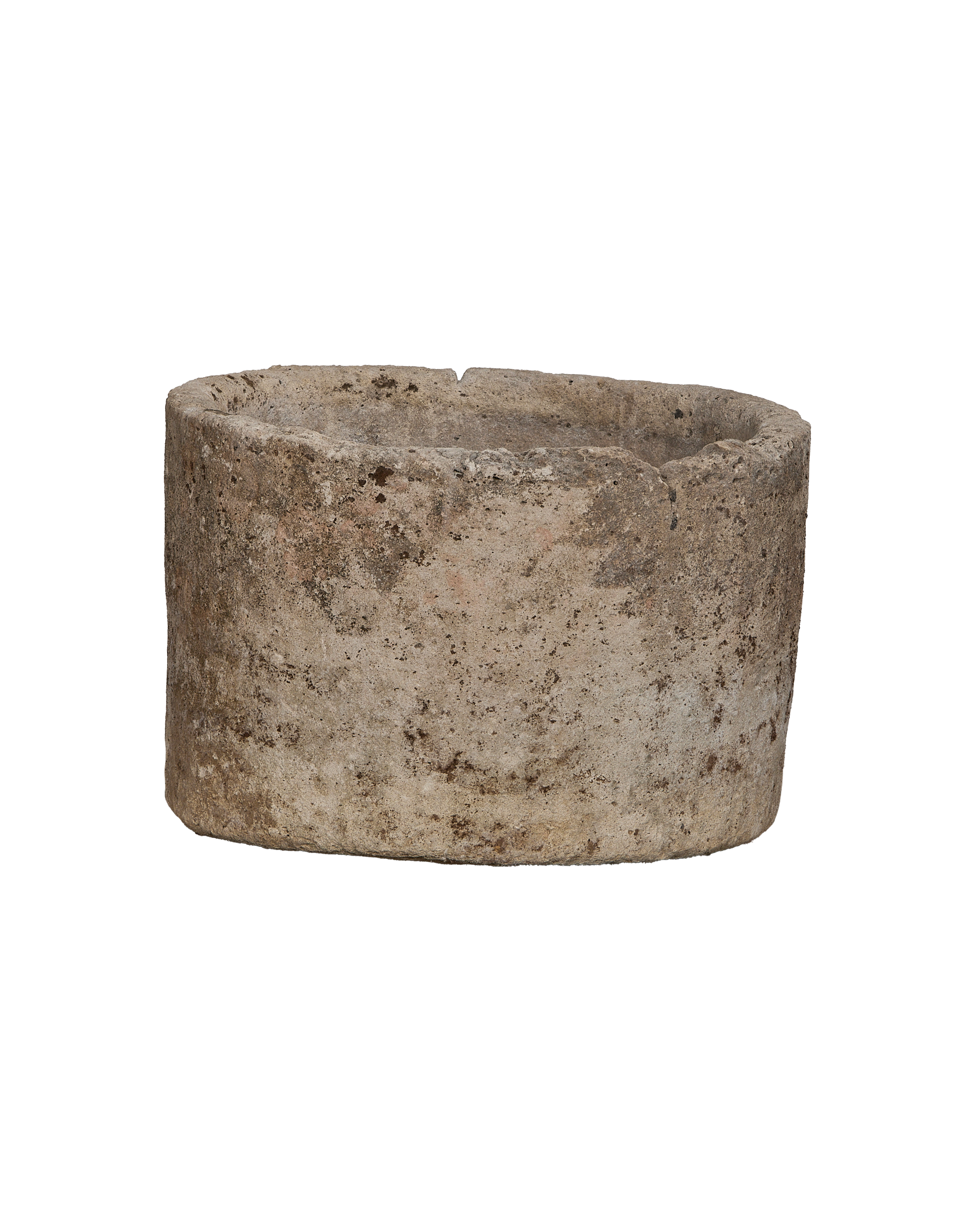 Limestone Trough - Round close-up