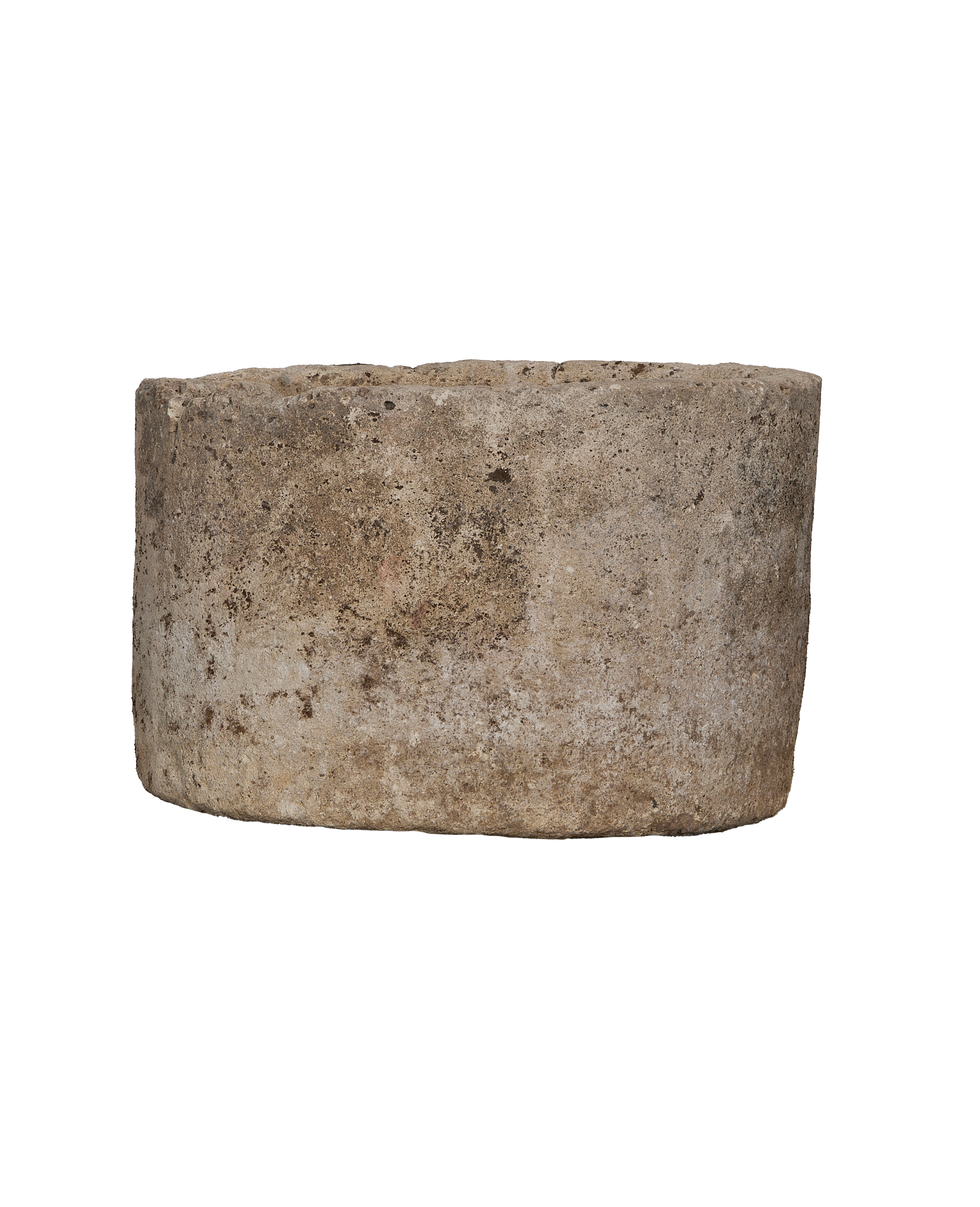 Limestone Trough - Round - oak - from Indonesia - vintage