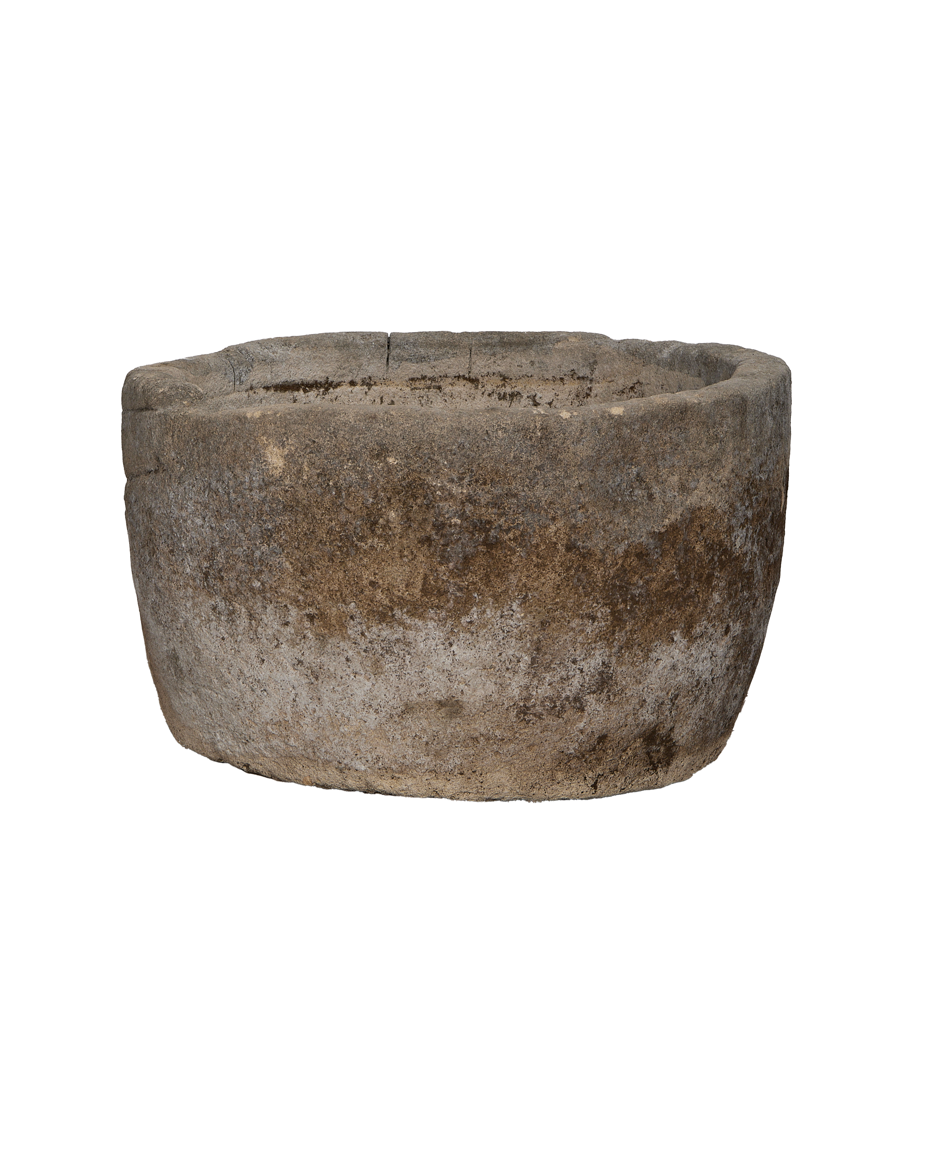 Limestone Trough - Round close-up