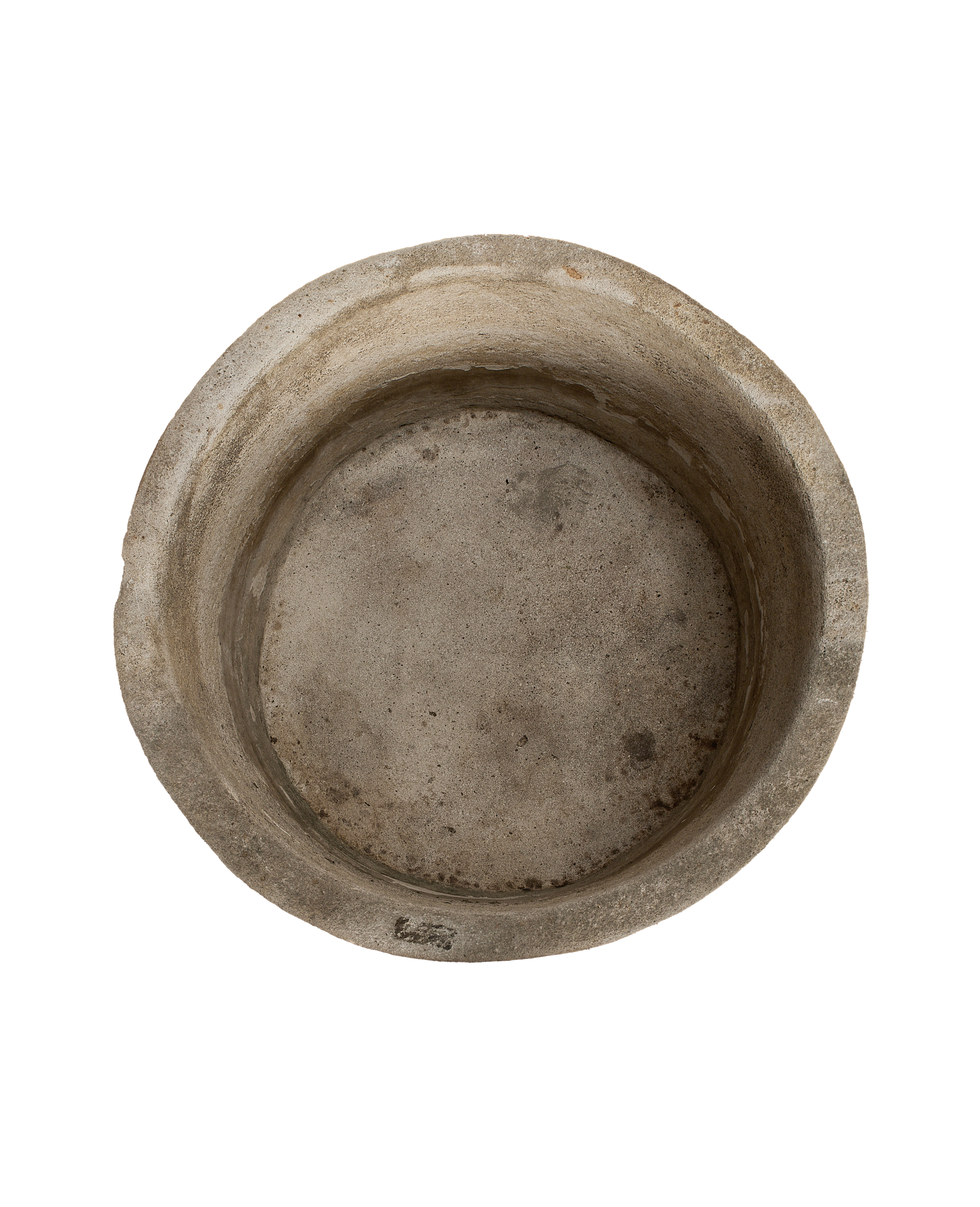 Limestone Trough - Round side view