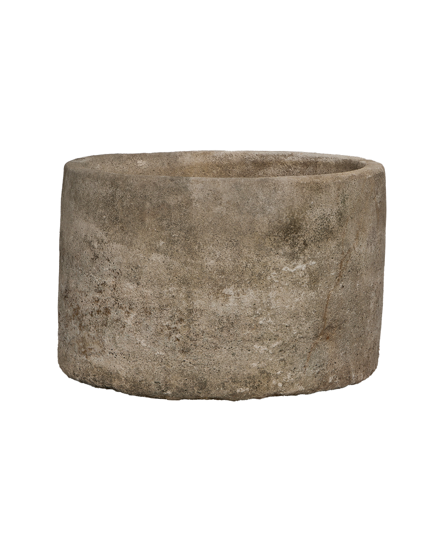 Limestone Trough - Round alternate angle