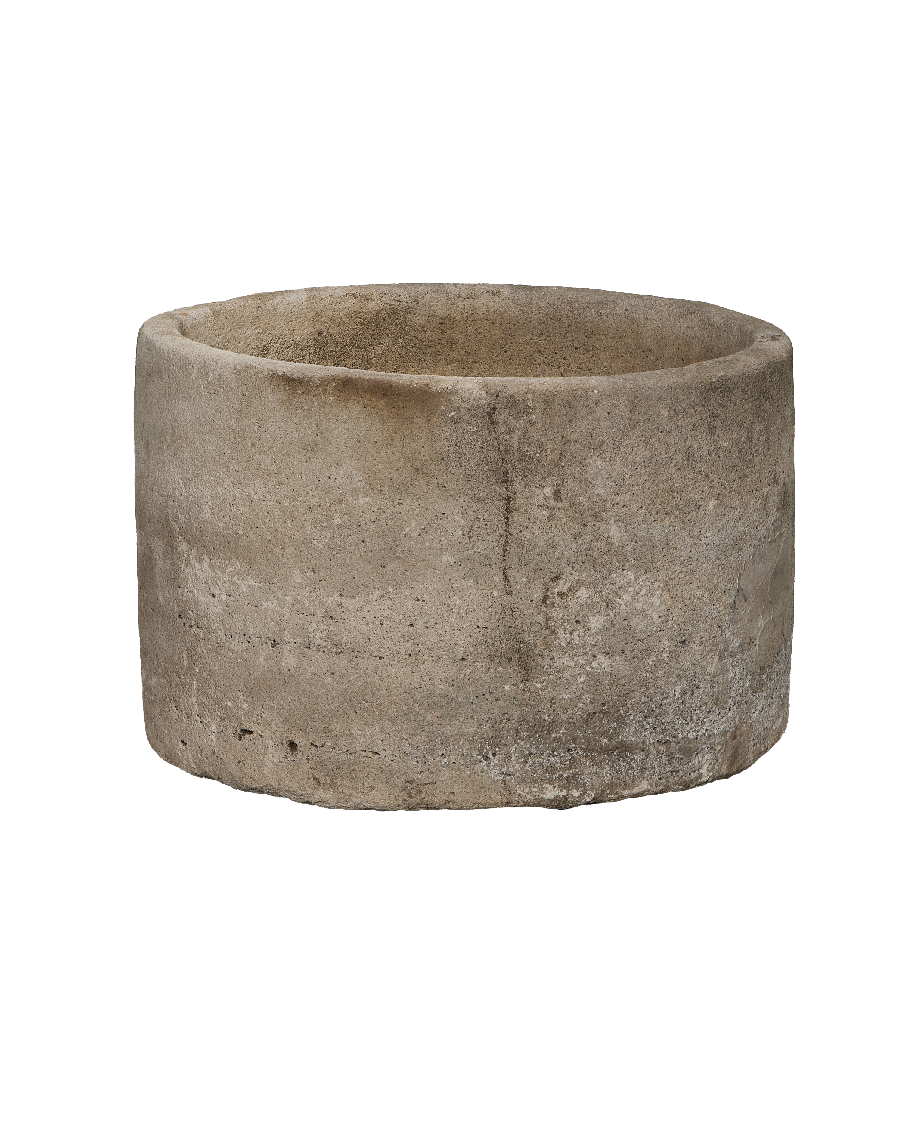 Limestone Trough - Round - oak - from Indonesia - vintage