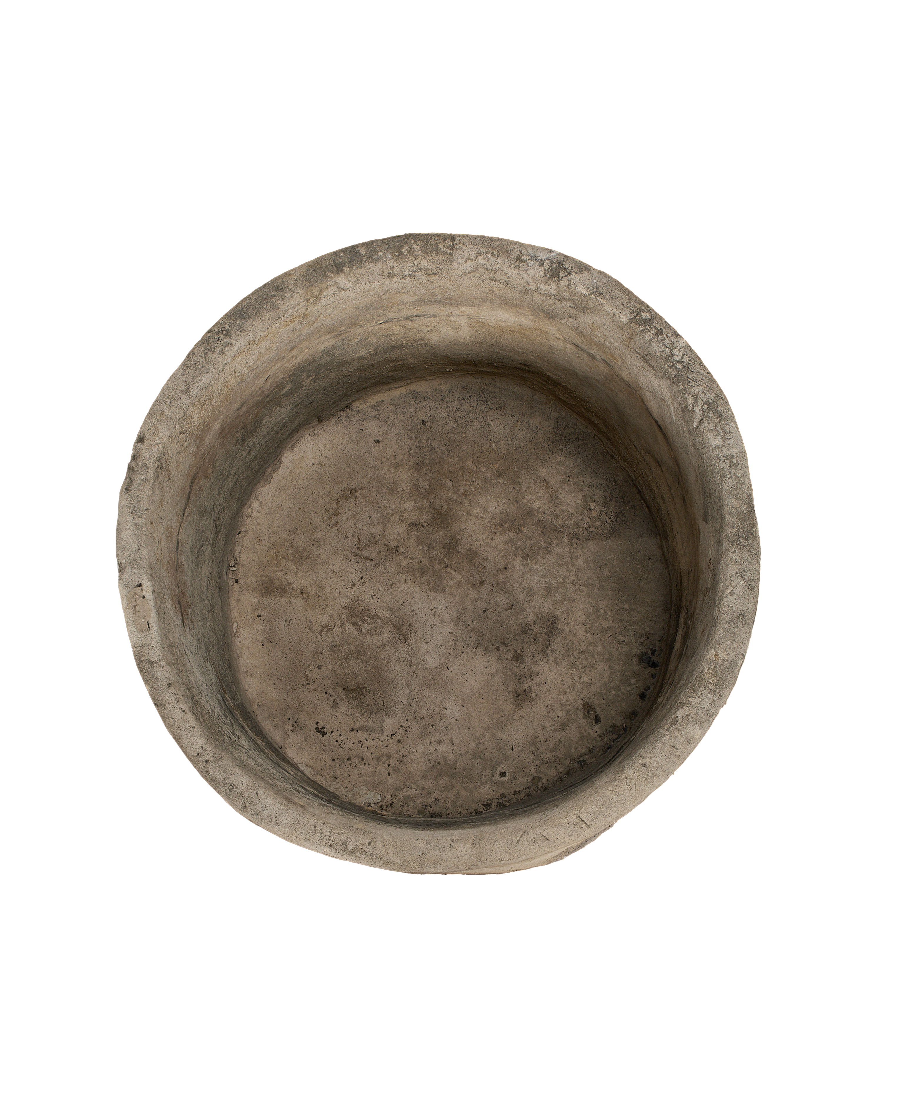 Limestone Trough - Round side view