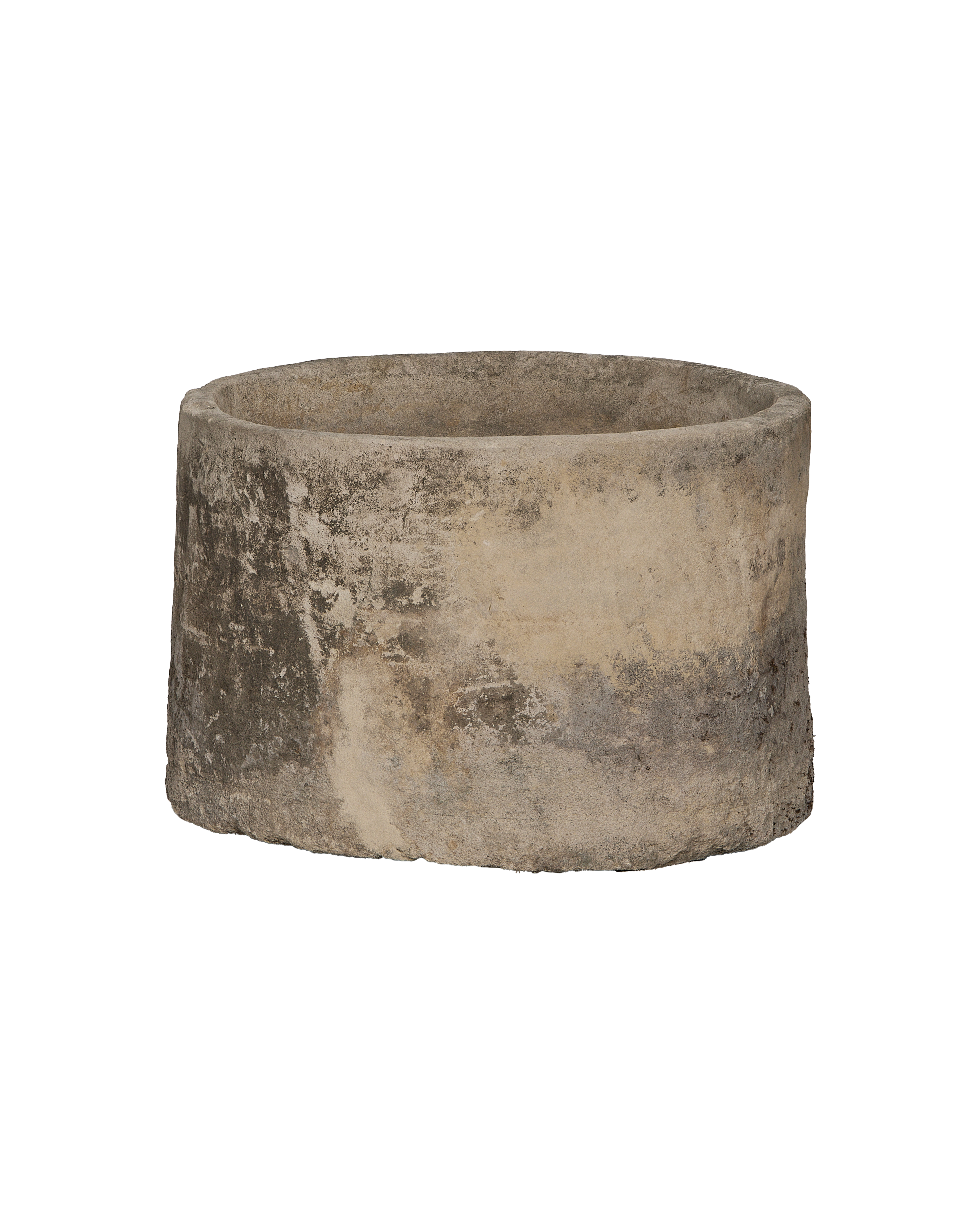 Limestone Trough - Round detail view