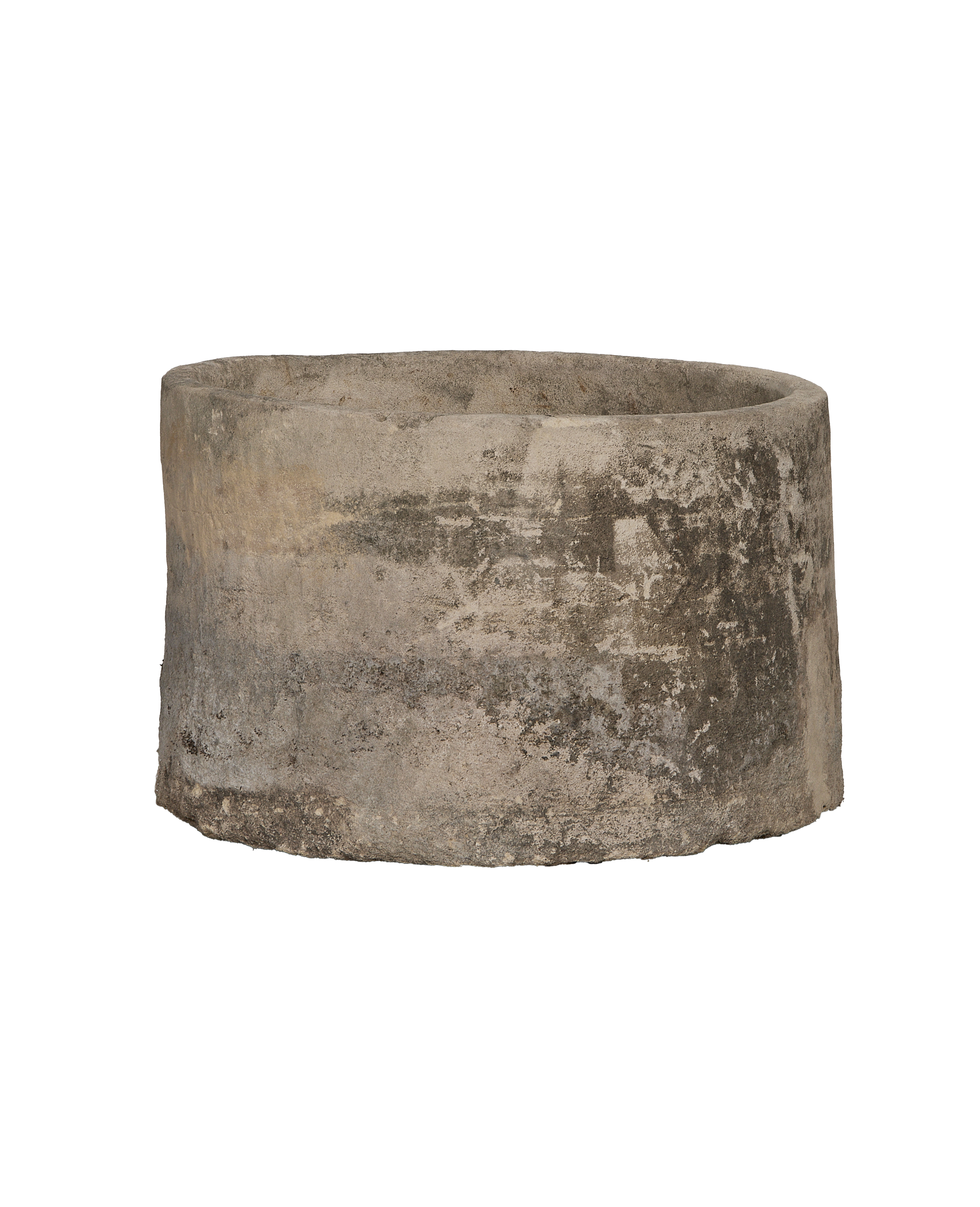 Limestone Trough - Round - oak - from Indonesia - vintage