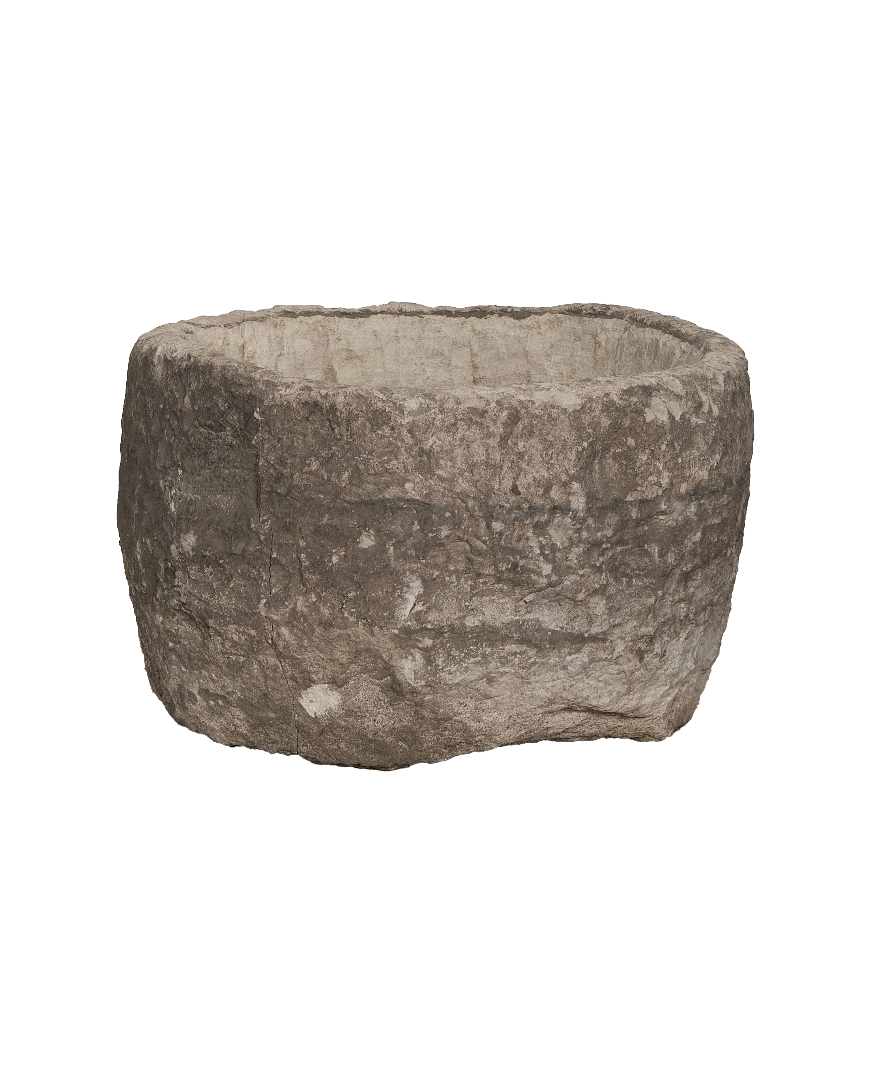 Limestone Trough - Round detail view