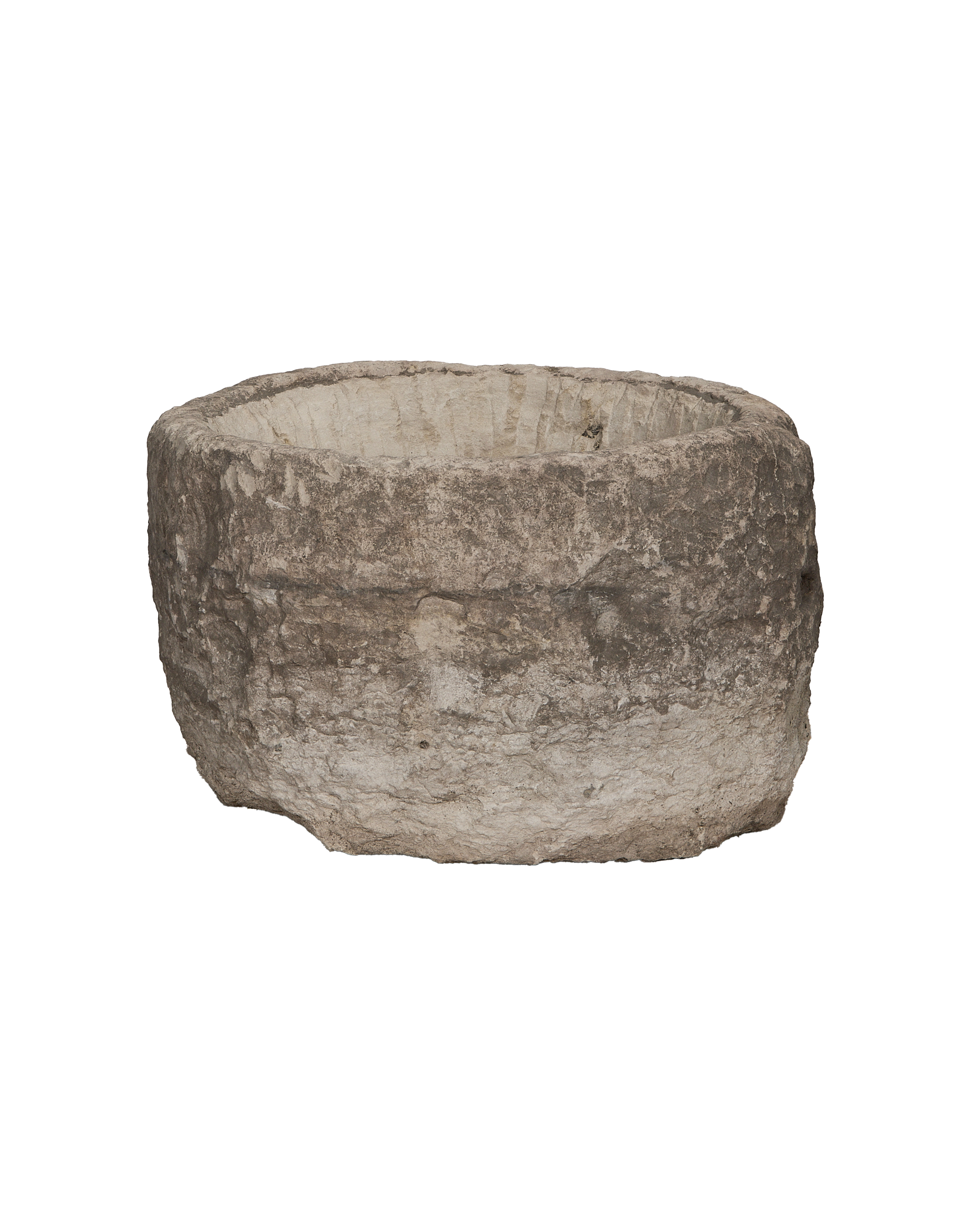 Limestone Trough - Round alternate angle