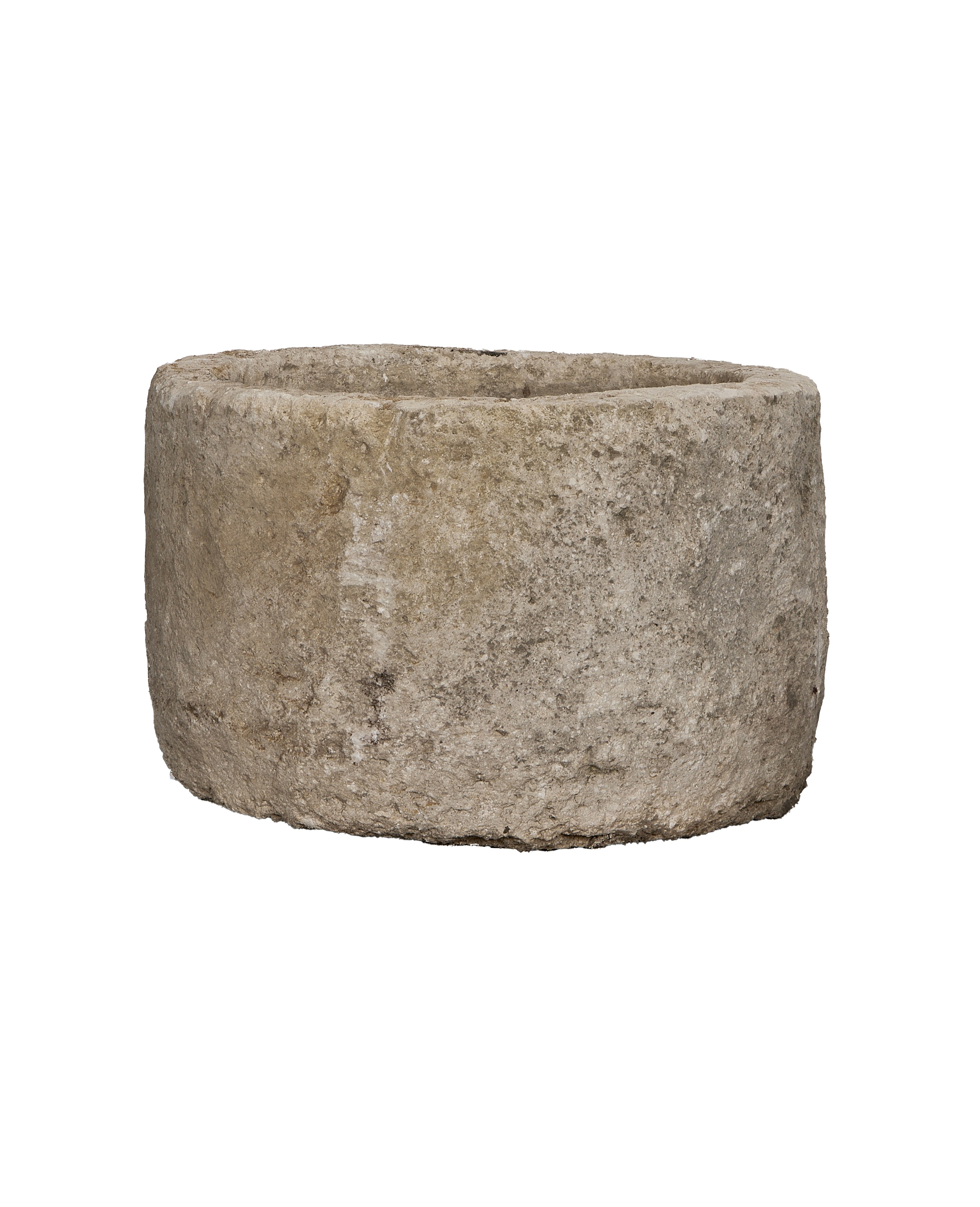 Limestone Trough - Round detail view