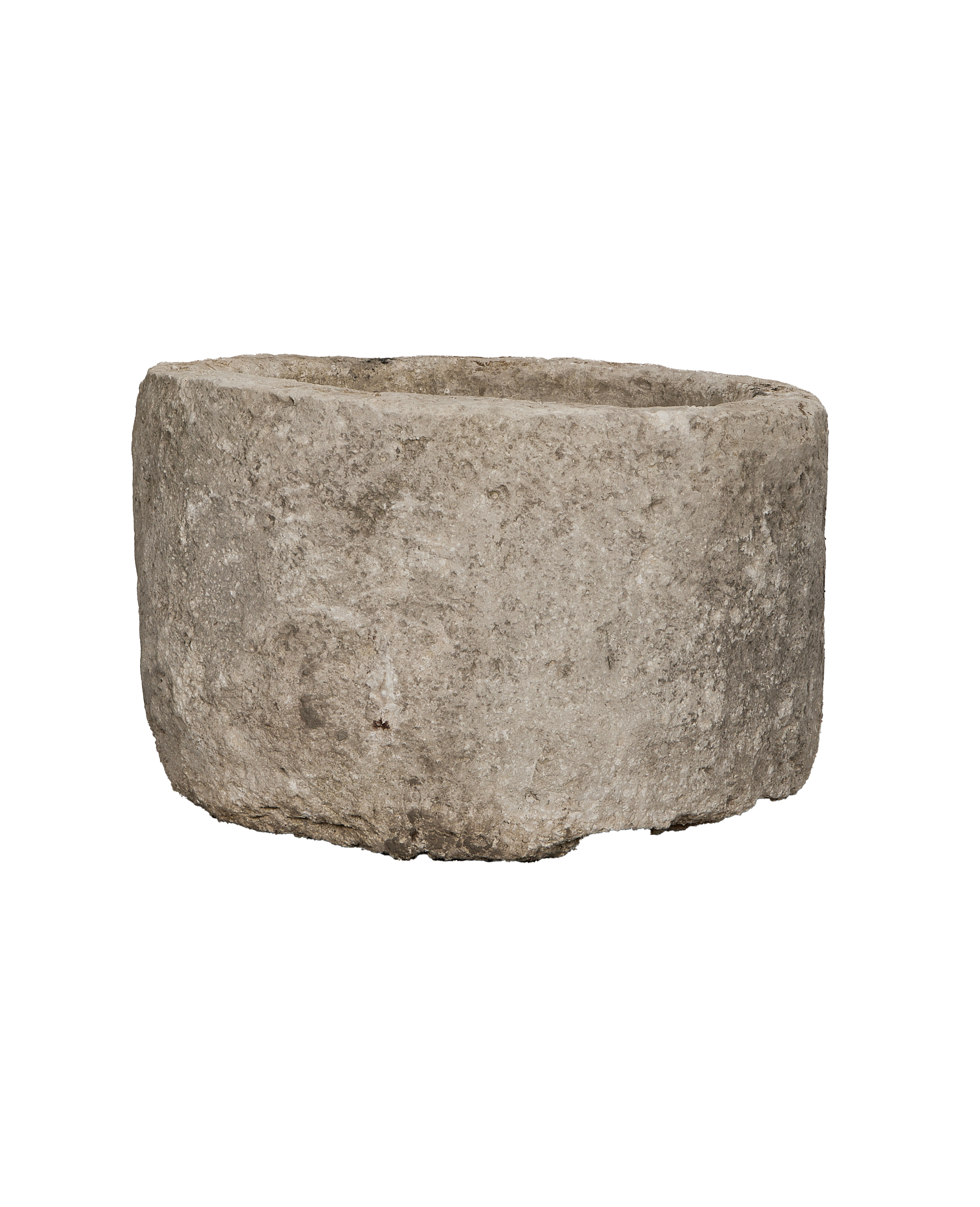 Limestone Trough - Round alternate angle