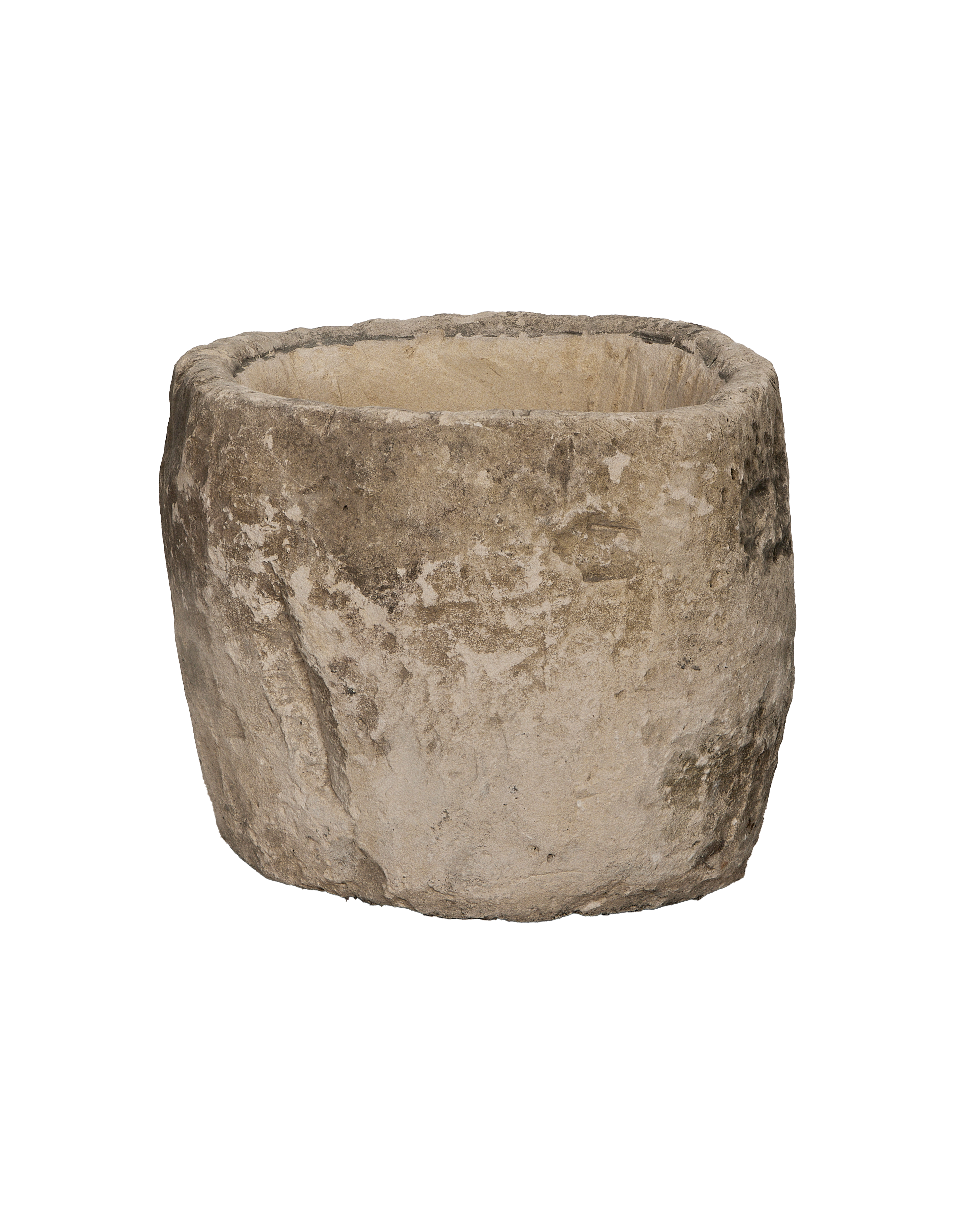 Limestone Trough - Round - oak - from Indonesia - vintage