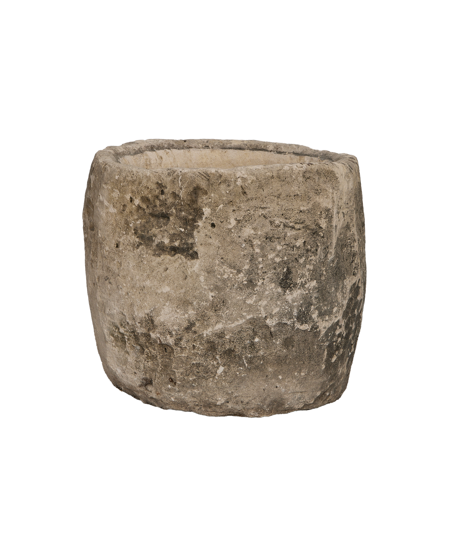 Limestone Trough - Round detail view