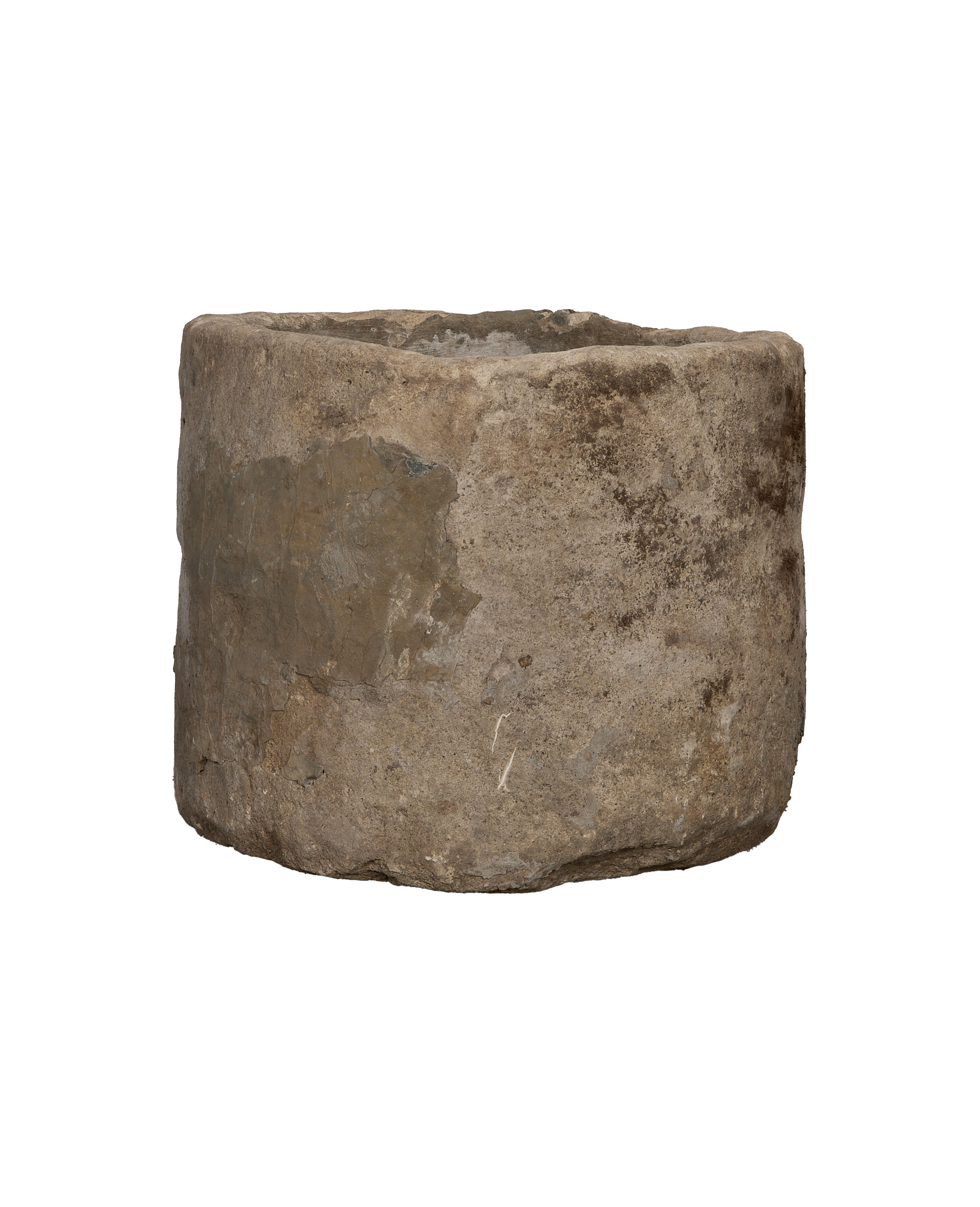 Limestone Trough - Round - oak - from Indonesia - vintage