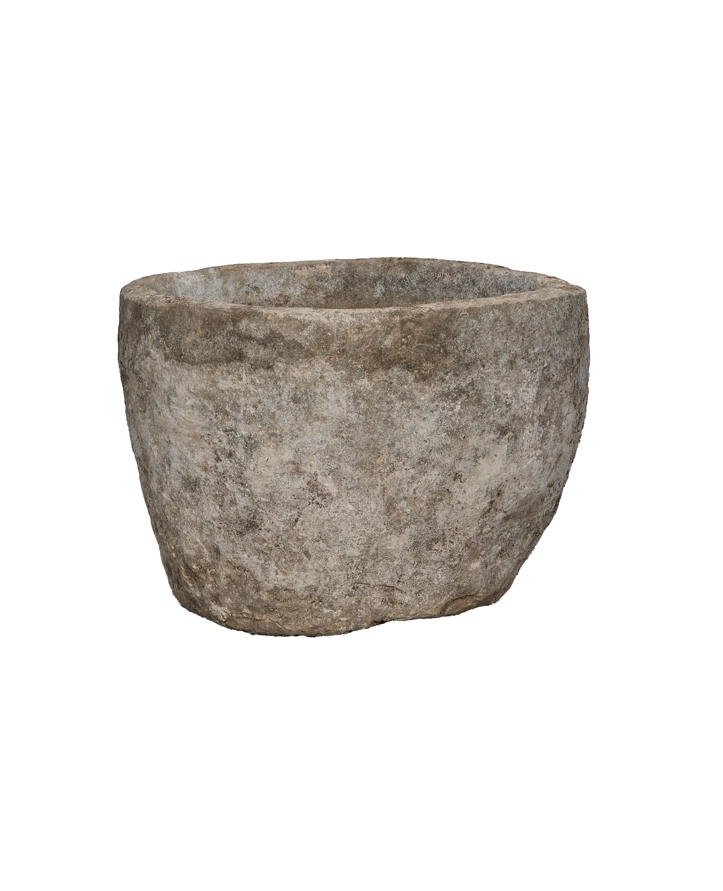 Limestone Trough - Round - oak - from Indonesia - vintage