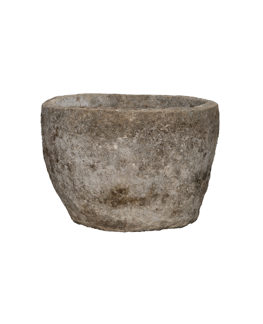 Limestone Trough - Round alternate angle
