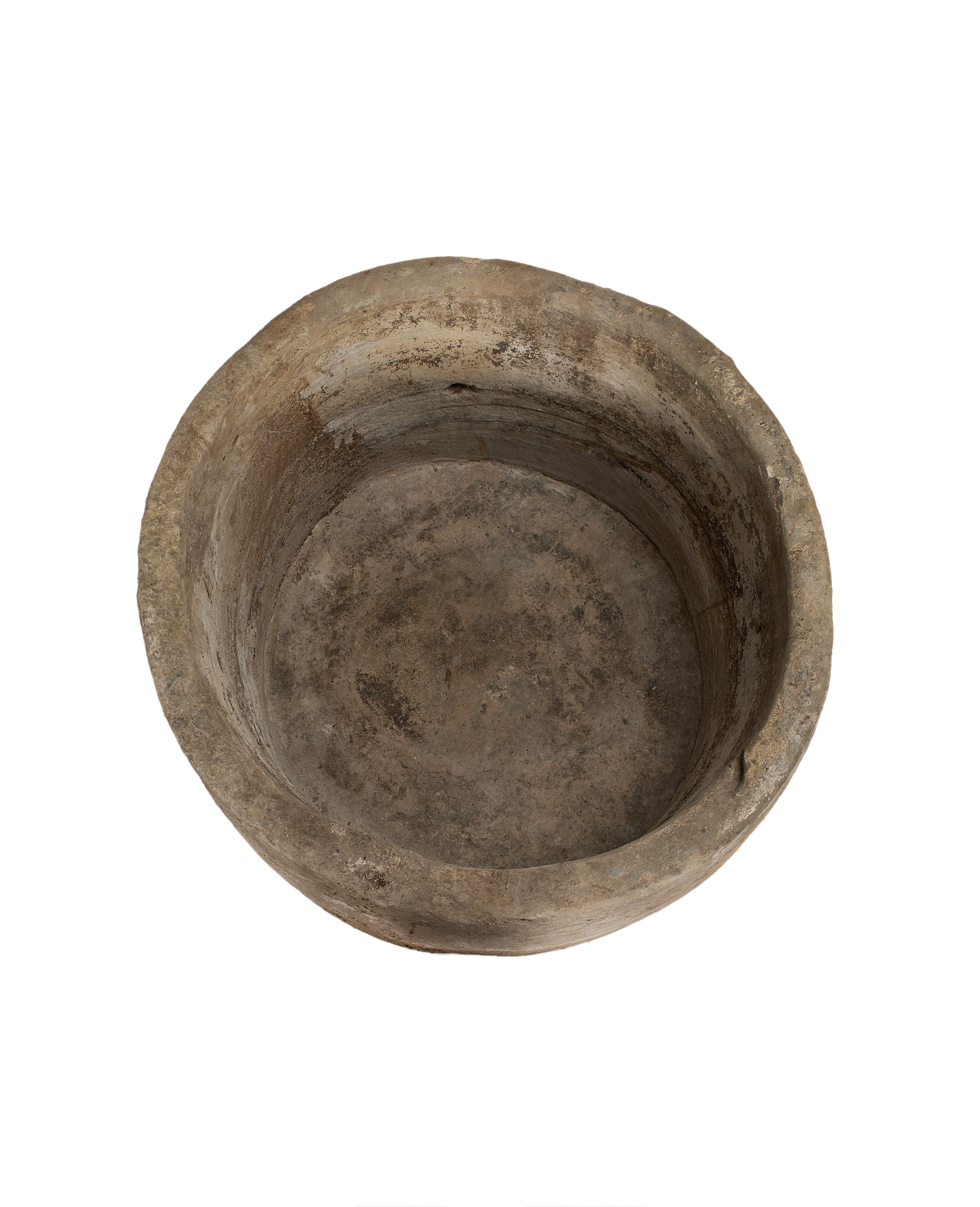 Limestone Trough - Round side view