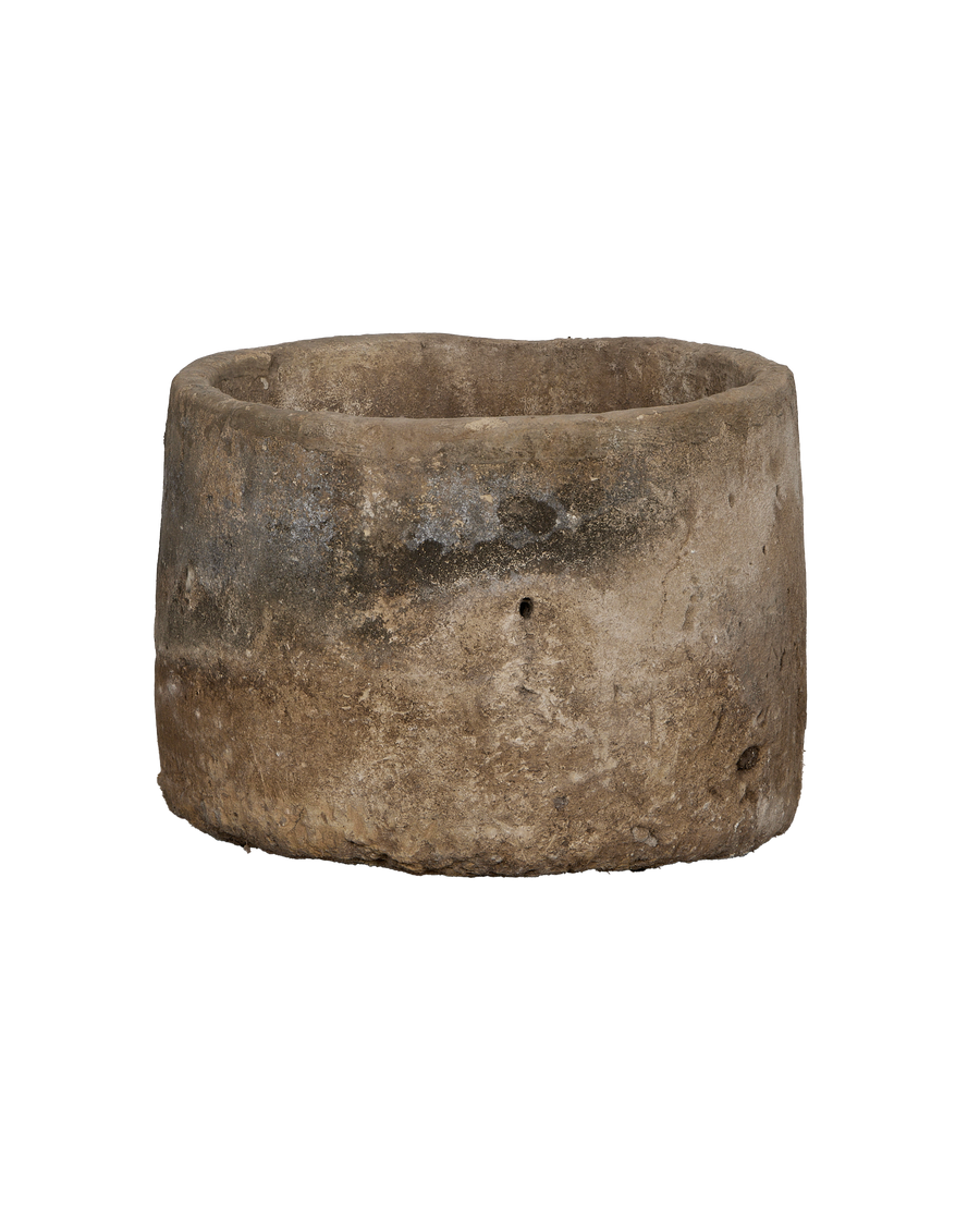 Limestone Trough - Round close-up