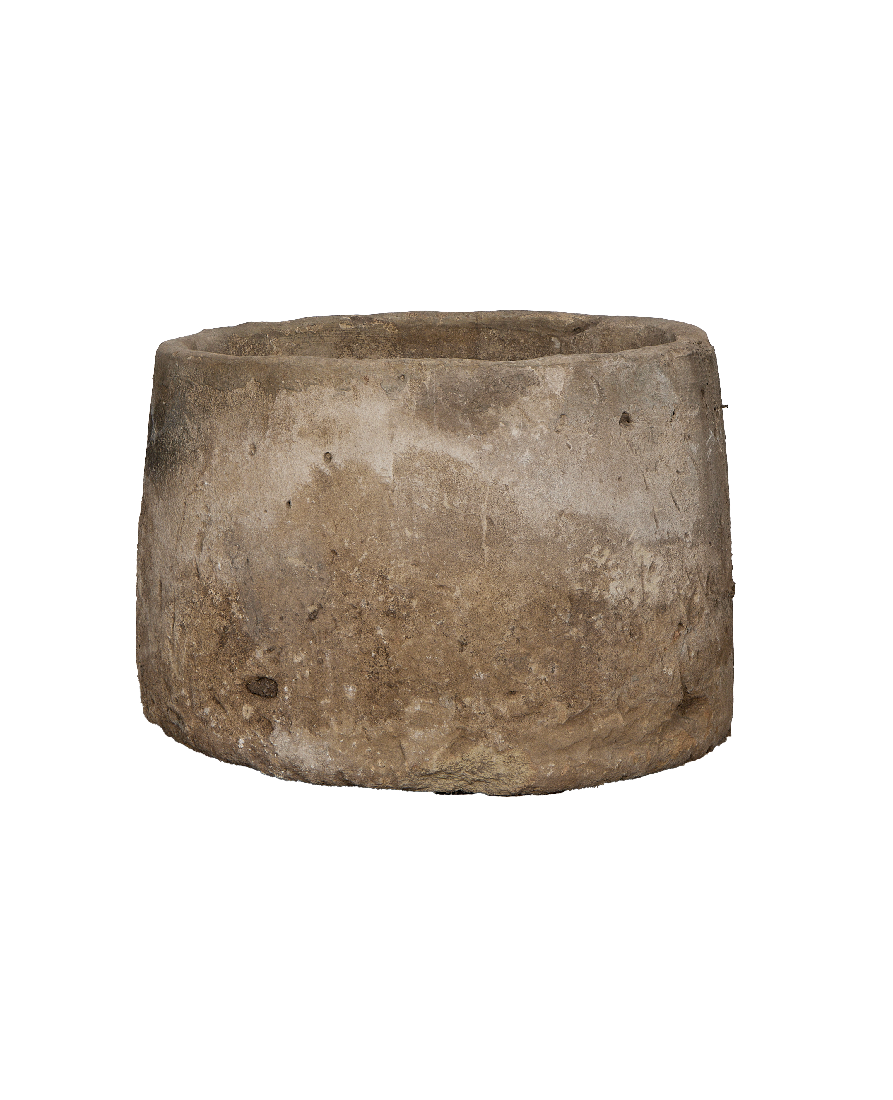Limestone Trough - Round - oak - from Indonesia - vintage