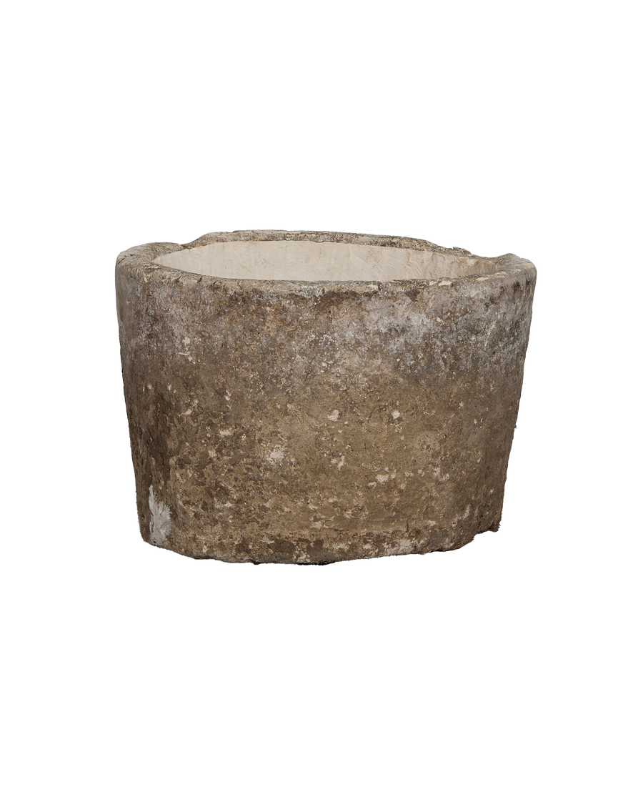 Limestone Trough - Round close-up