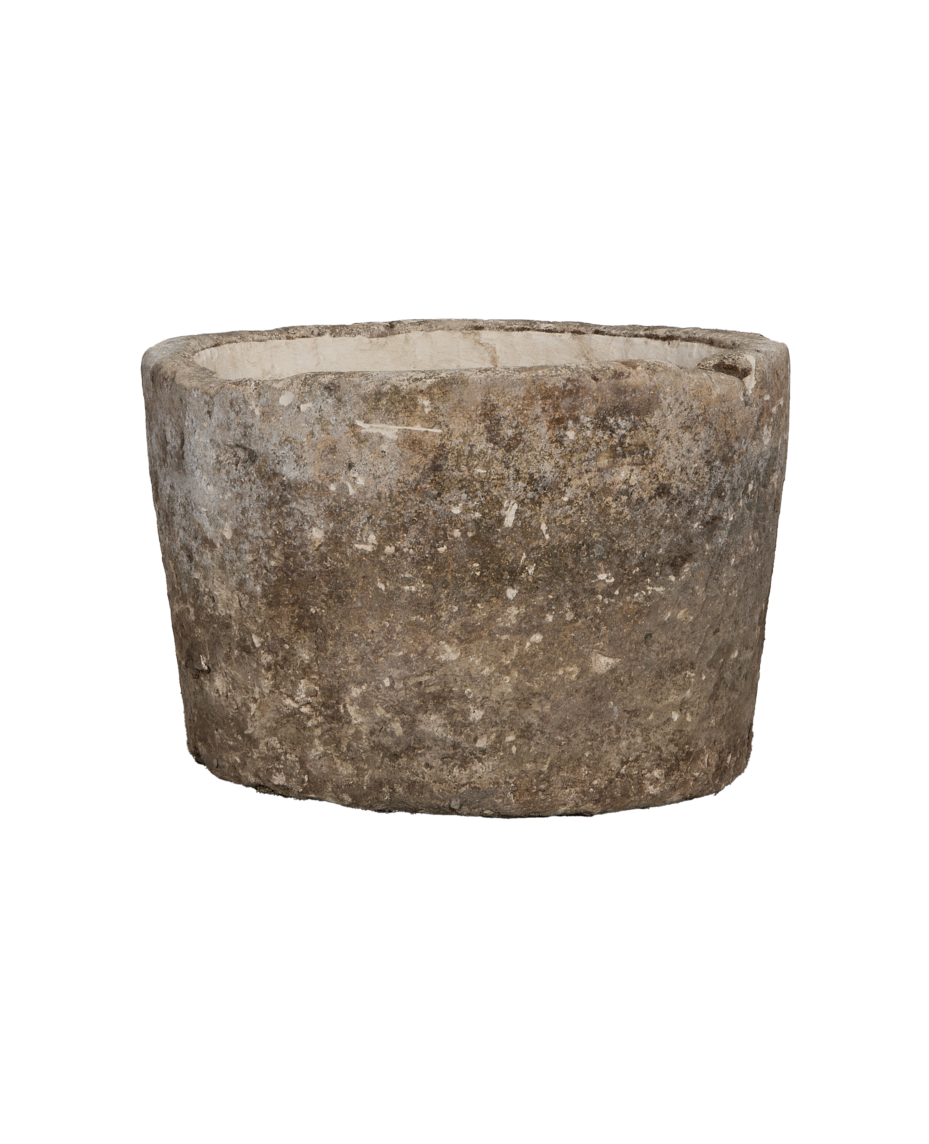Limestone Trough - Round detail view