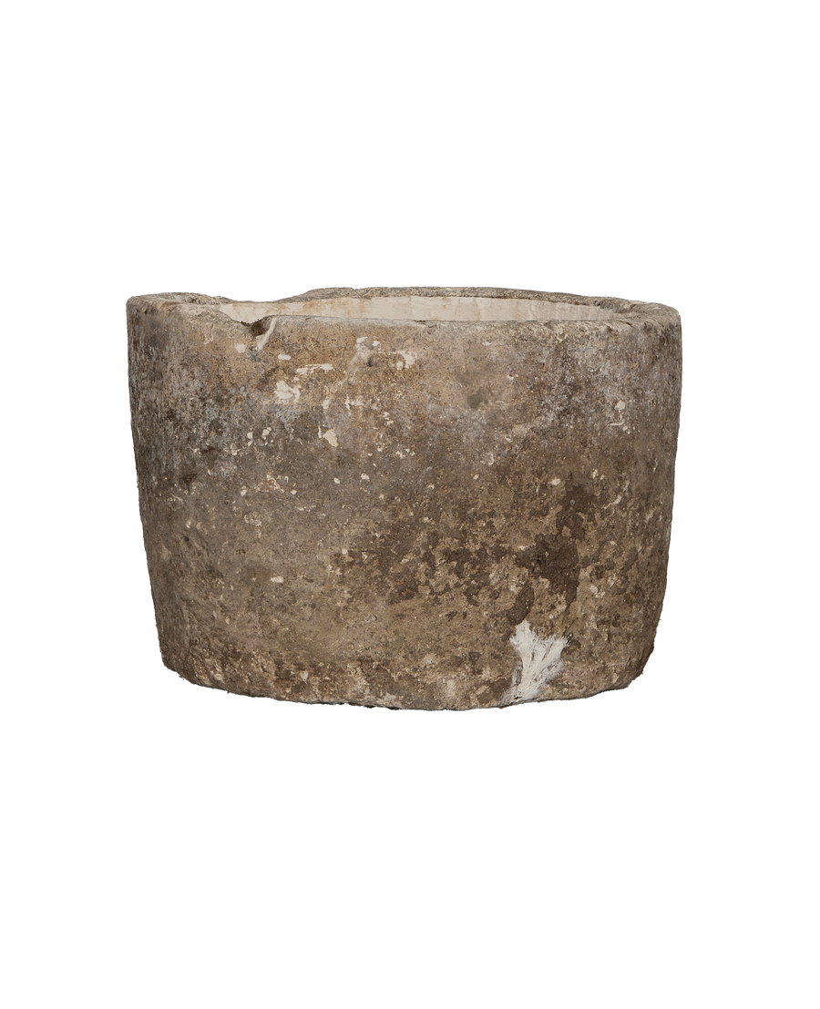 Limestone Trough - Round alternate angle