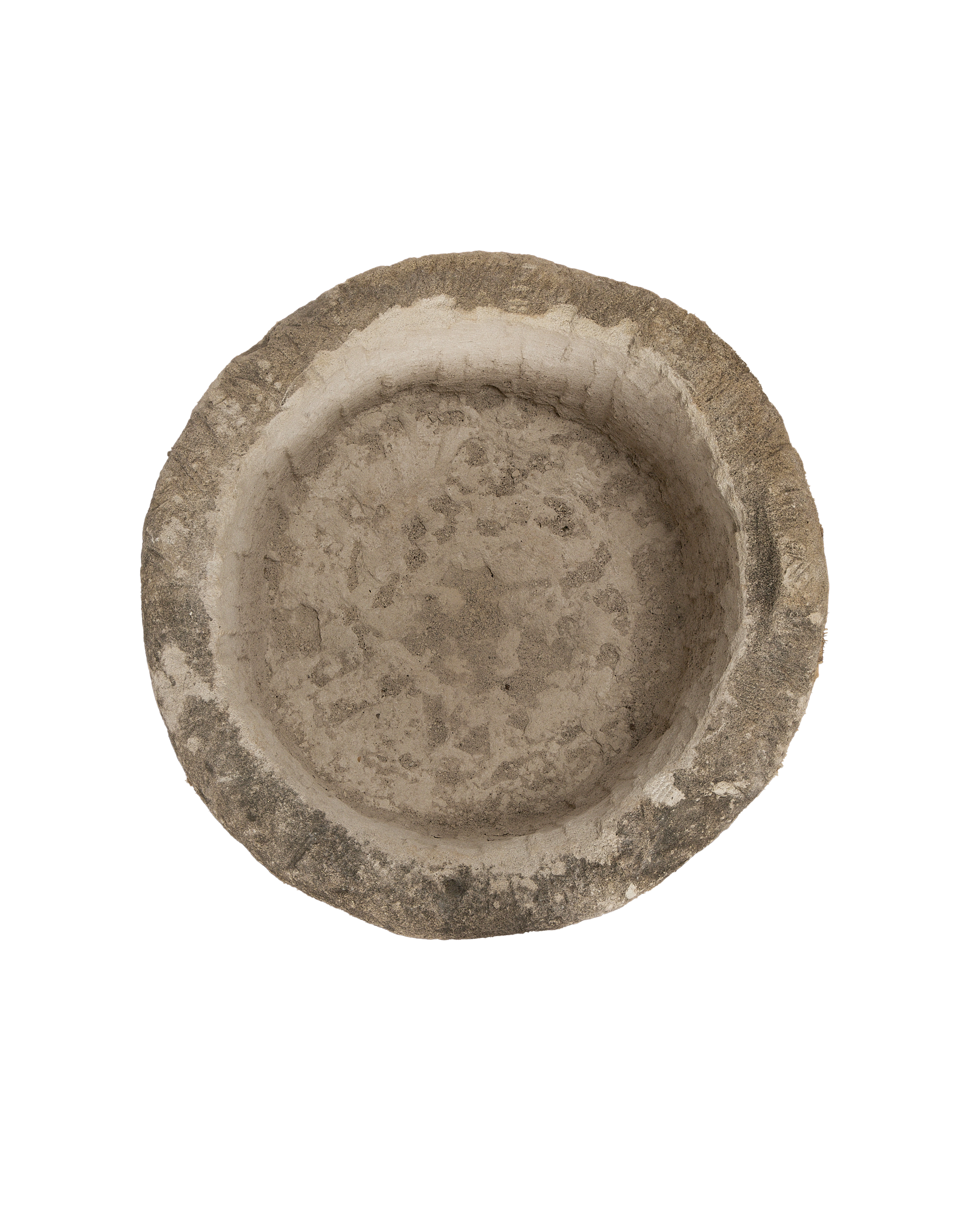 Limestone Trough - Round side view
