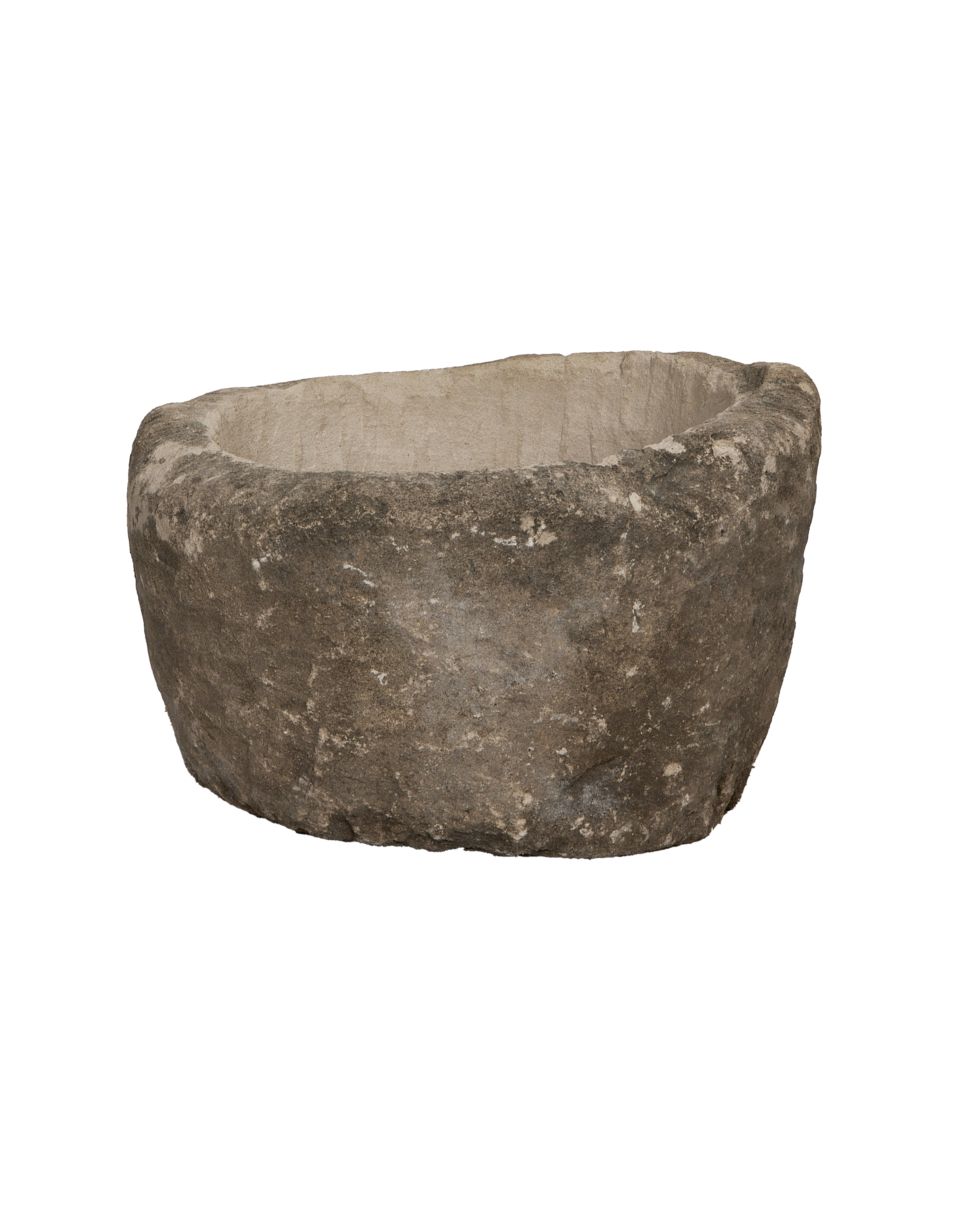 Limestone Trough - Round detail view