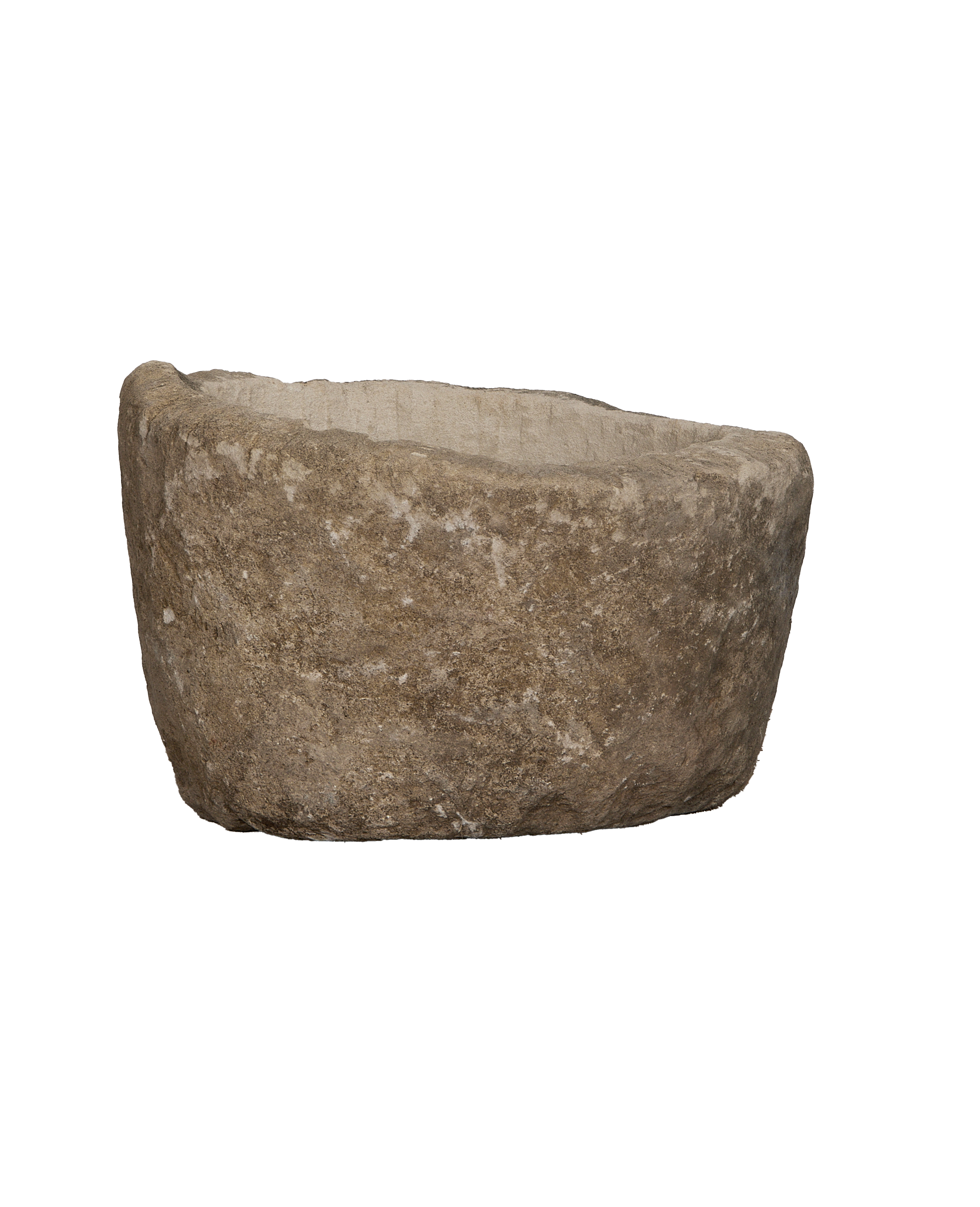Limestone Trough - Round close-up