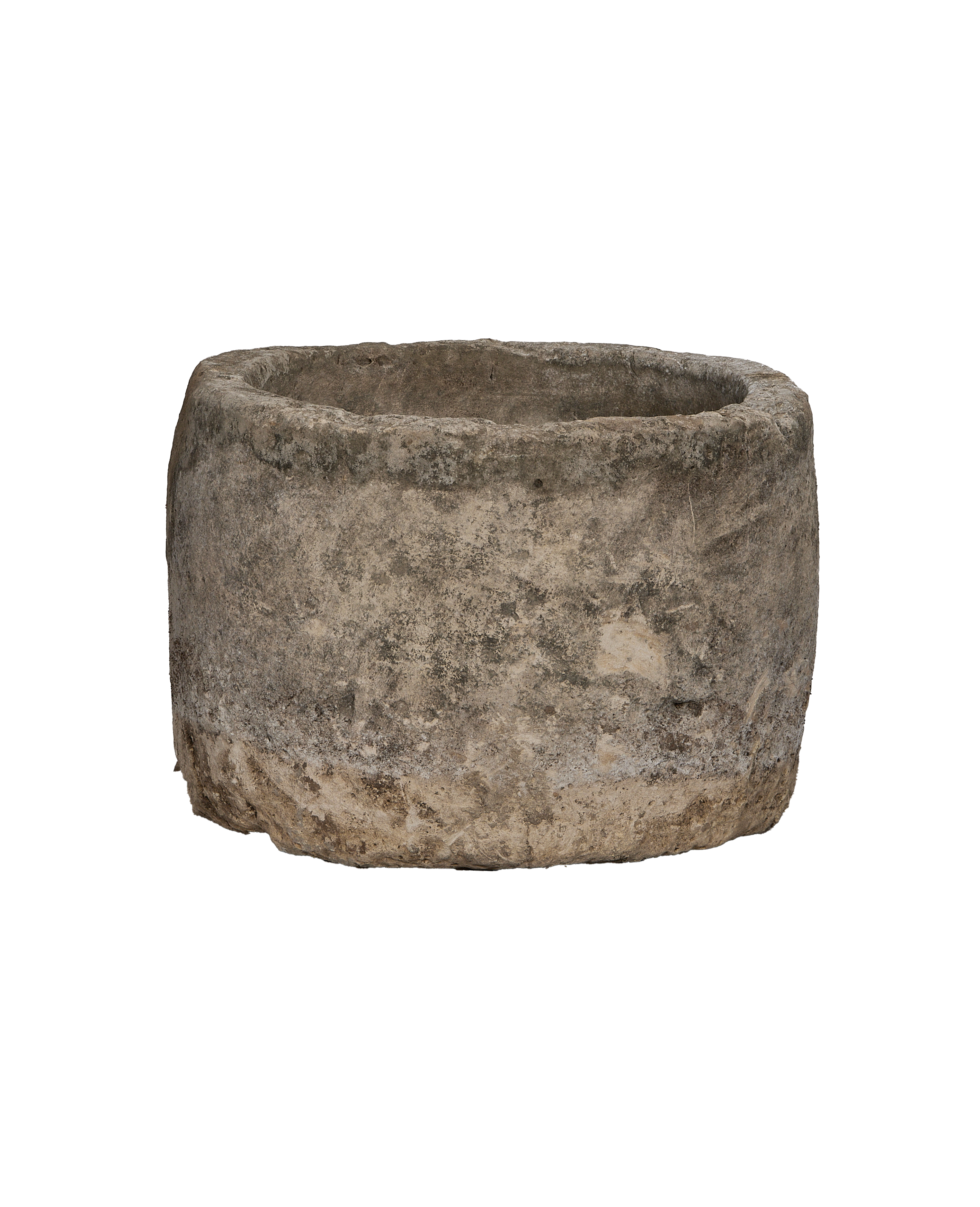 Limestone Trough - Round detail view