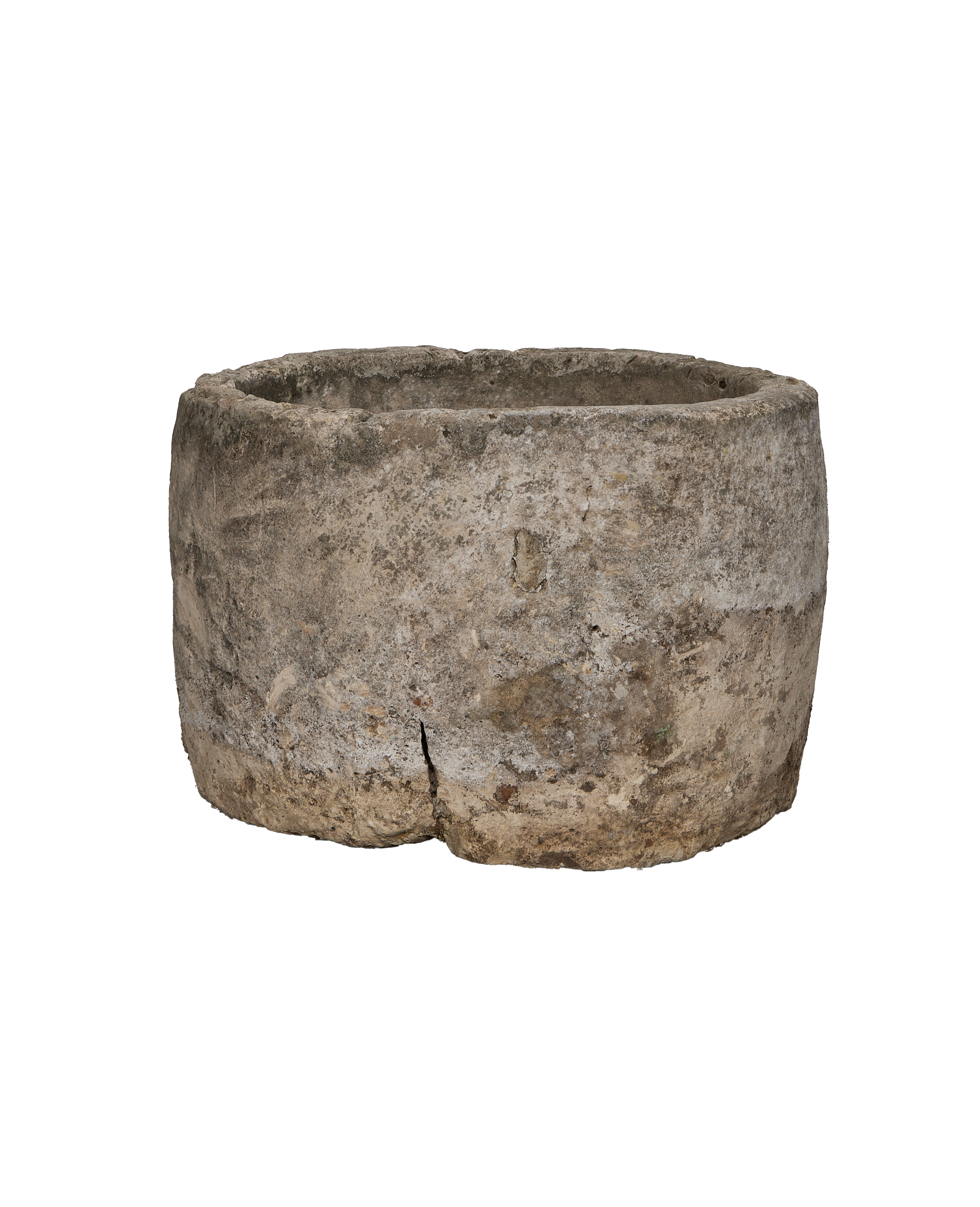Limestone Trough - Round alternate angle