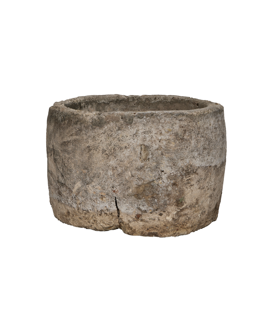 Limestone Trough - Round alternate angle