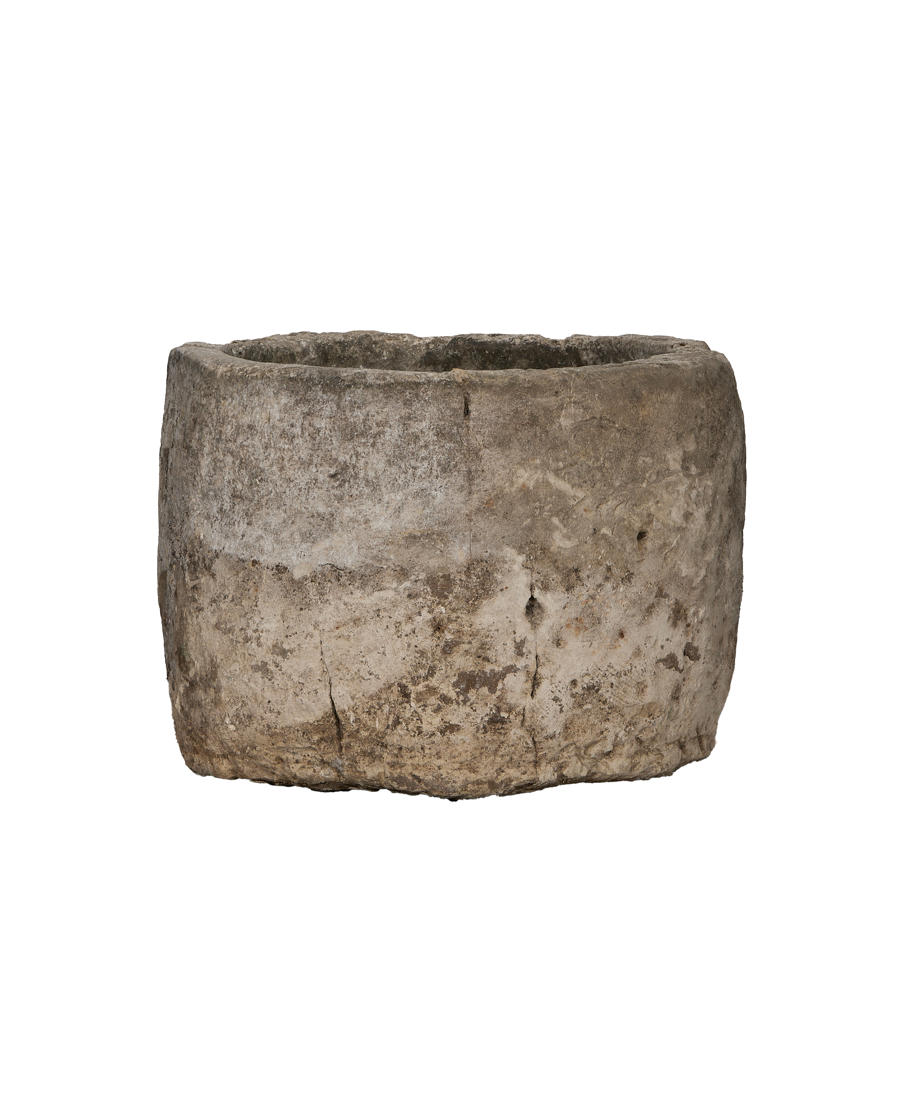 Limestone Trough - Round close-up