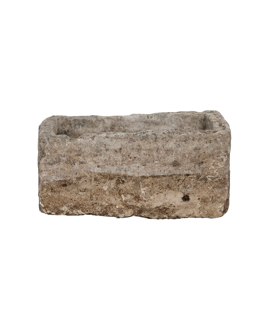 Limestone Trough - Rectangle alternate angle
