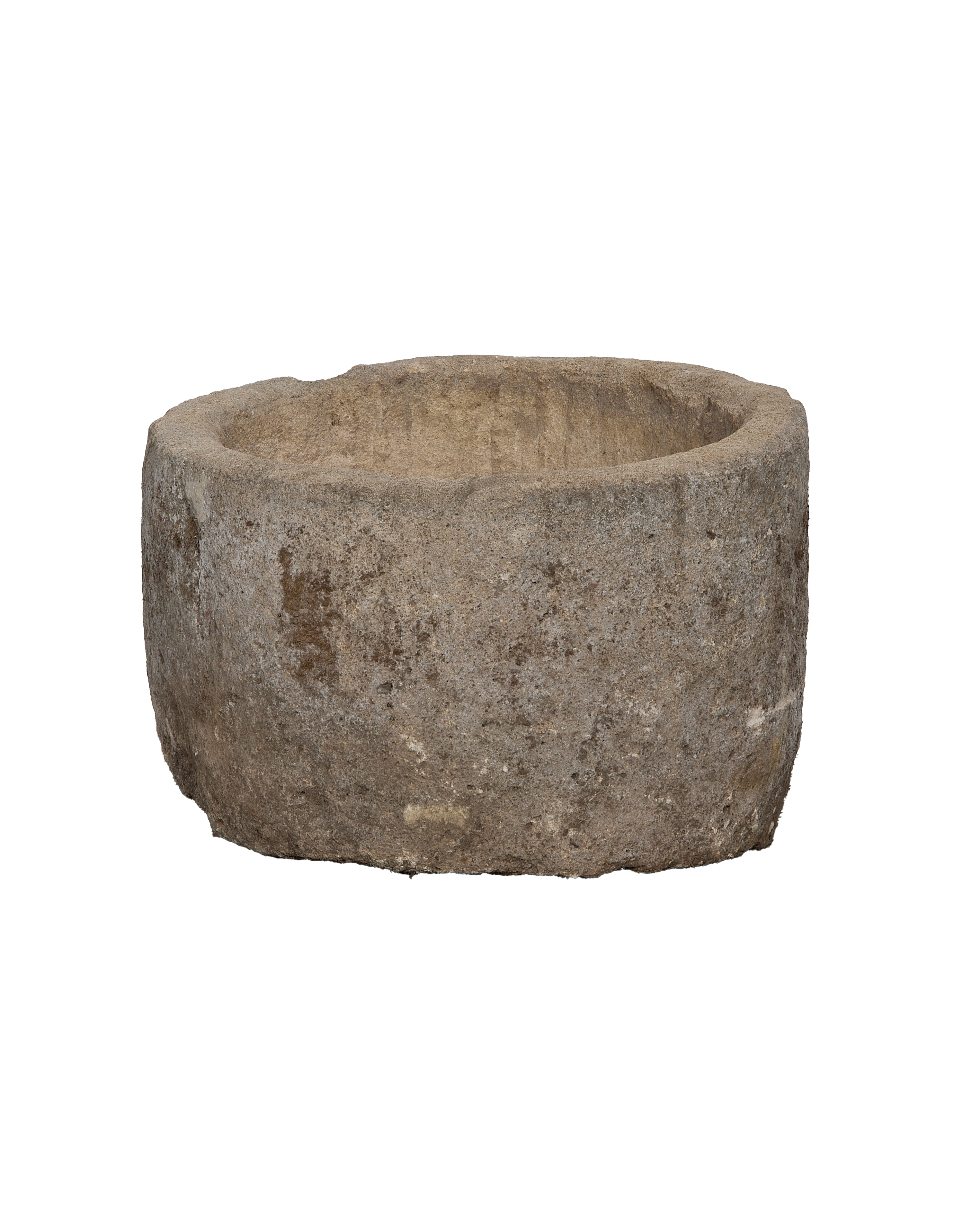 Limestone Trough - Round detail view