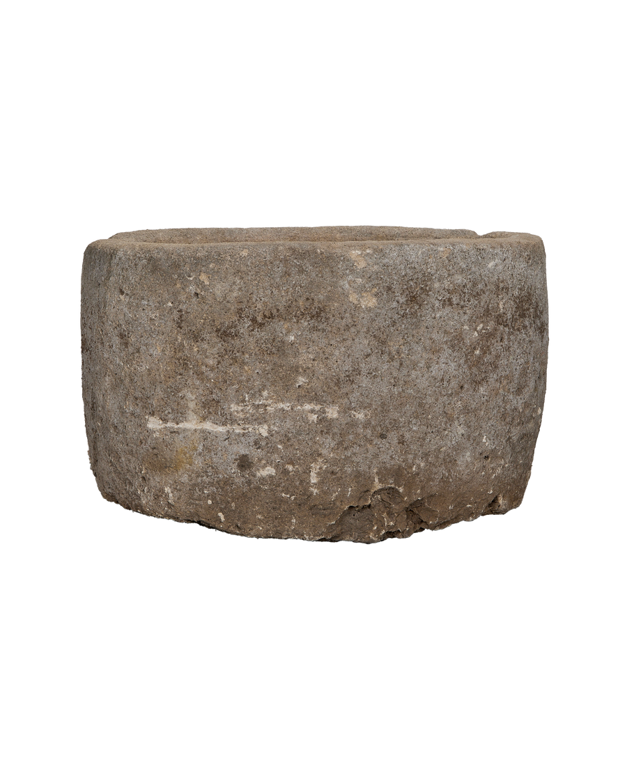 Limestone Trough - Round alternate angle