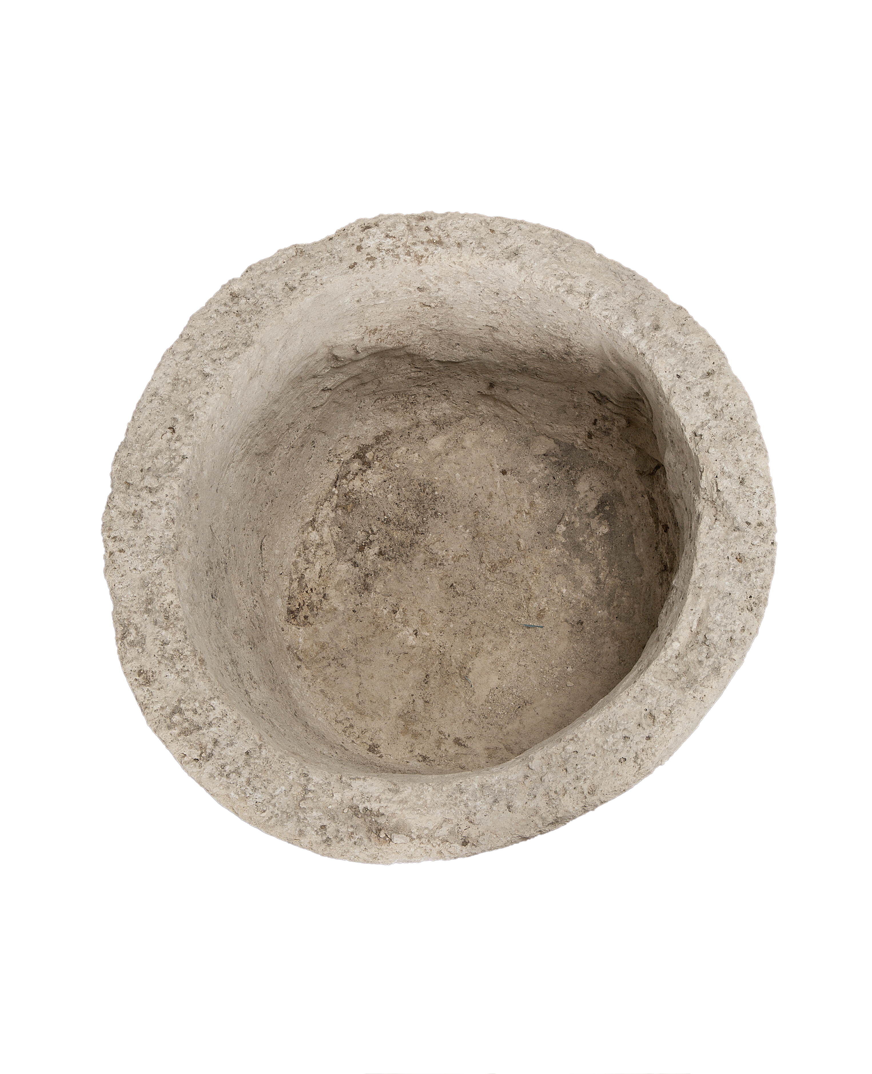 Limestone Trough - Round side view